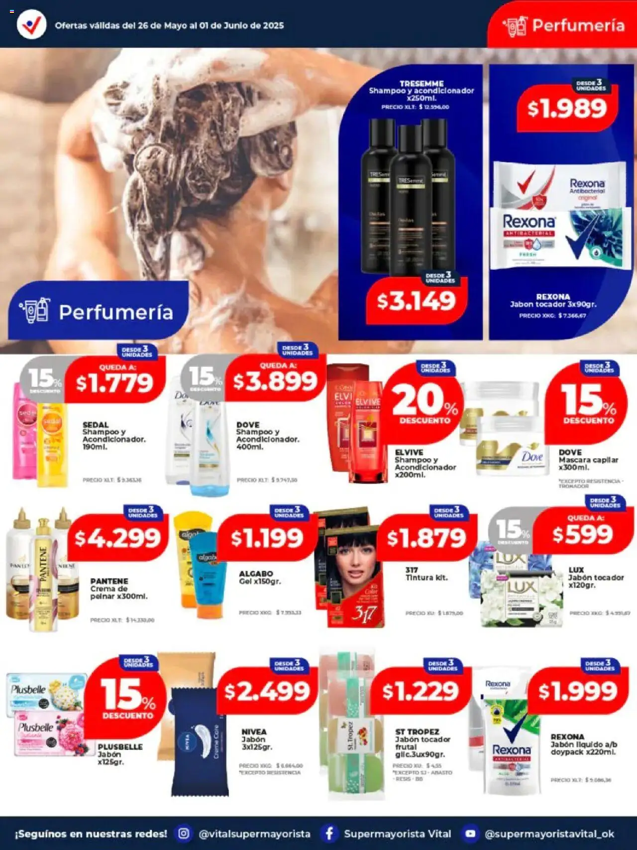 Vital ofertas │ válido desde el 26.05.2025 | Página: 2 | Productos: Shampoo, Tintura, Jabón, Crema