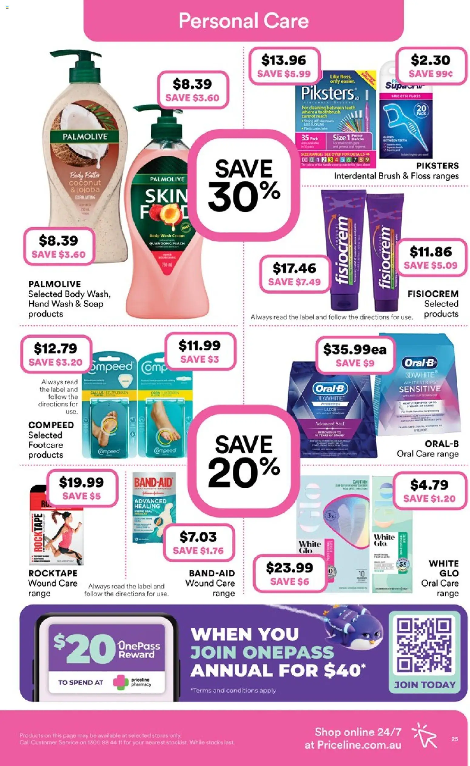 Priceline Pharmacy catalogue - valid from 09.04.2026 | Page: 25 | Products: Brush, Cream, Body butter, Hand wash
