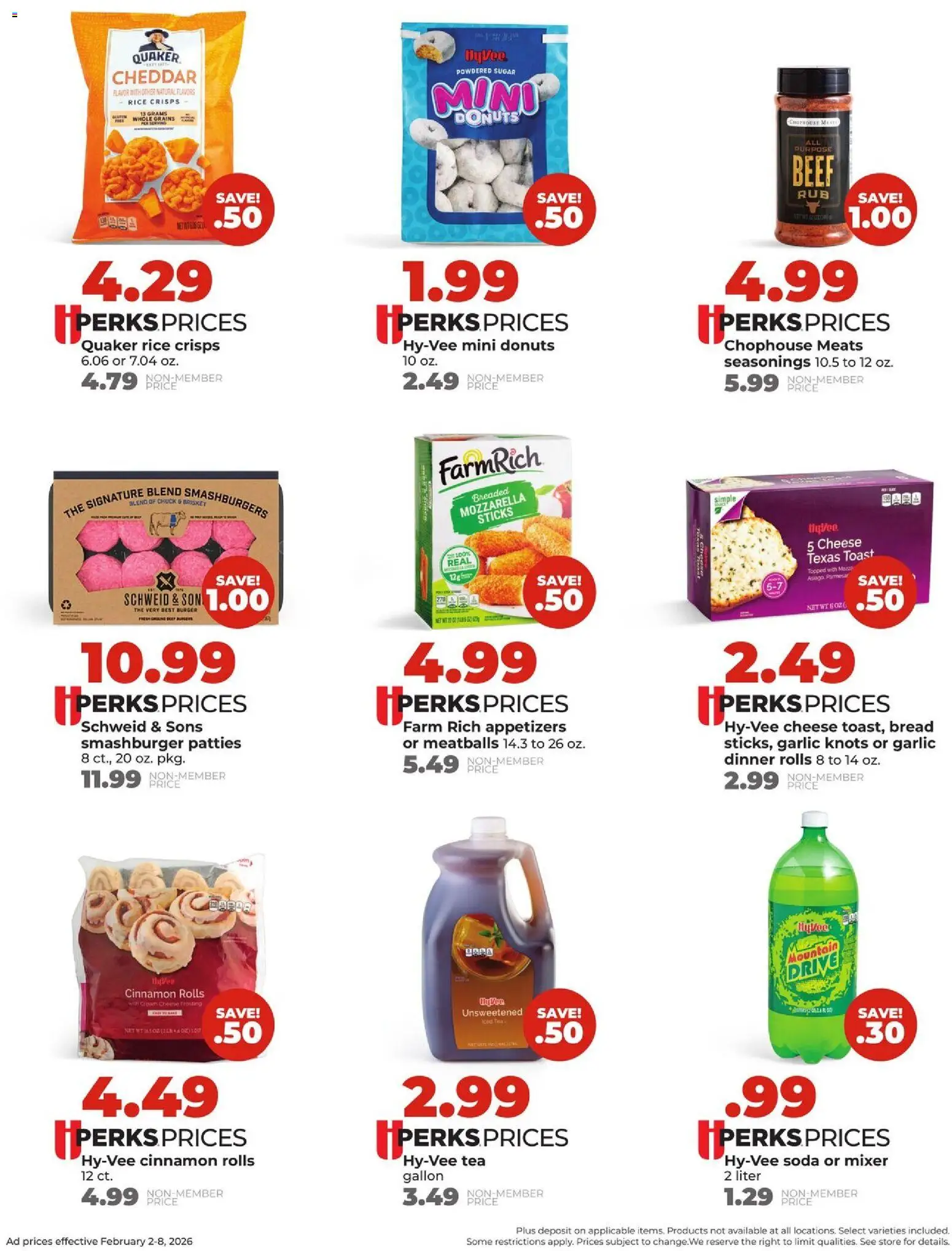 HyVee Weekly Ad - valid from 02.02.2026 | Page: 21 | Products: Cheese, Beef, Cream, Mixer
