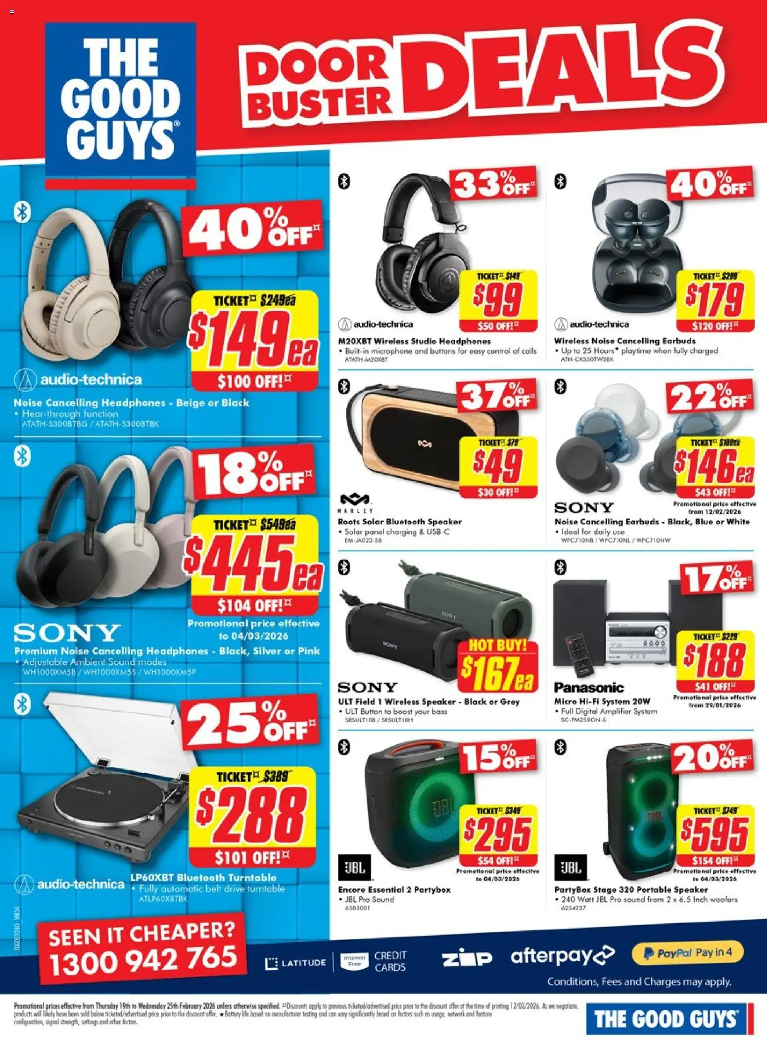 The Good Guys catalogue - valid from 18.02.2026 | Page: 7 | Products: Bluetooth speaker, Digital, Headphones, Microphone