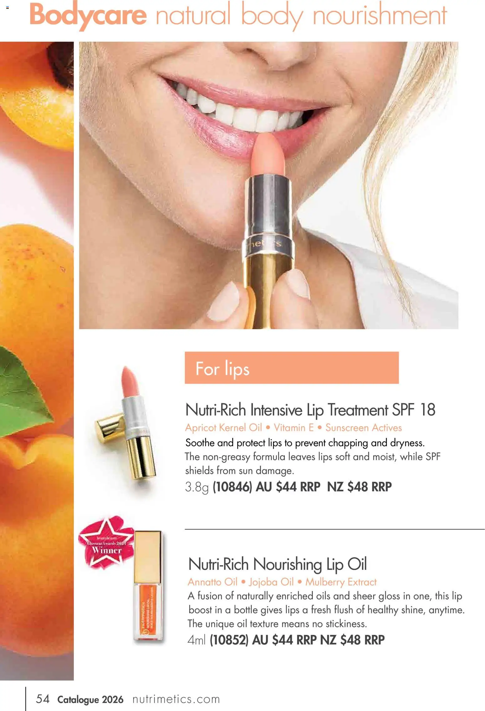 Nutrimetics catalogue - valid from 01.01.2026 | Page: 54 | Products: Oil, Sunscreen, Treatment, Vitamin