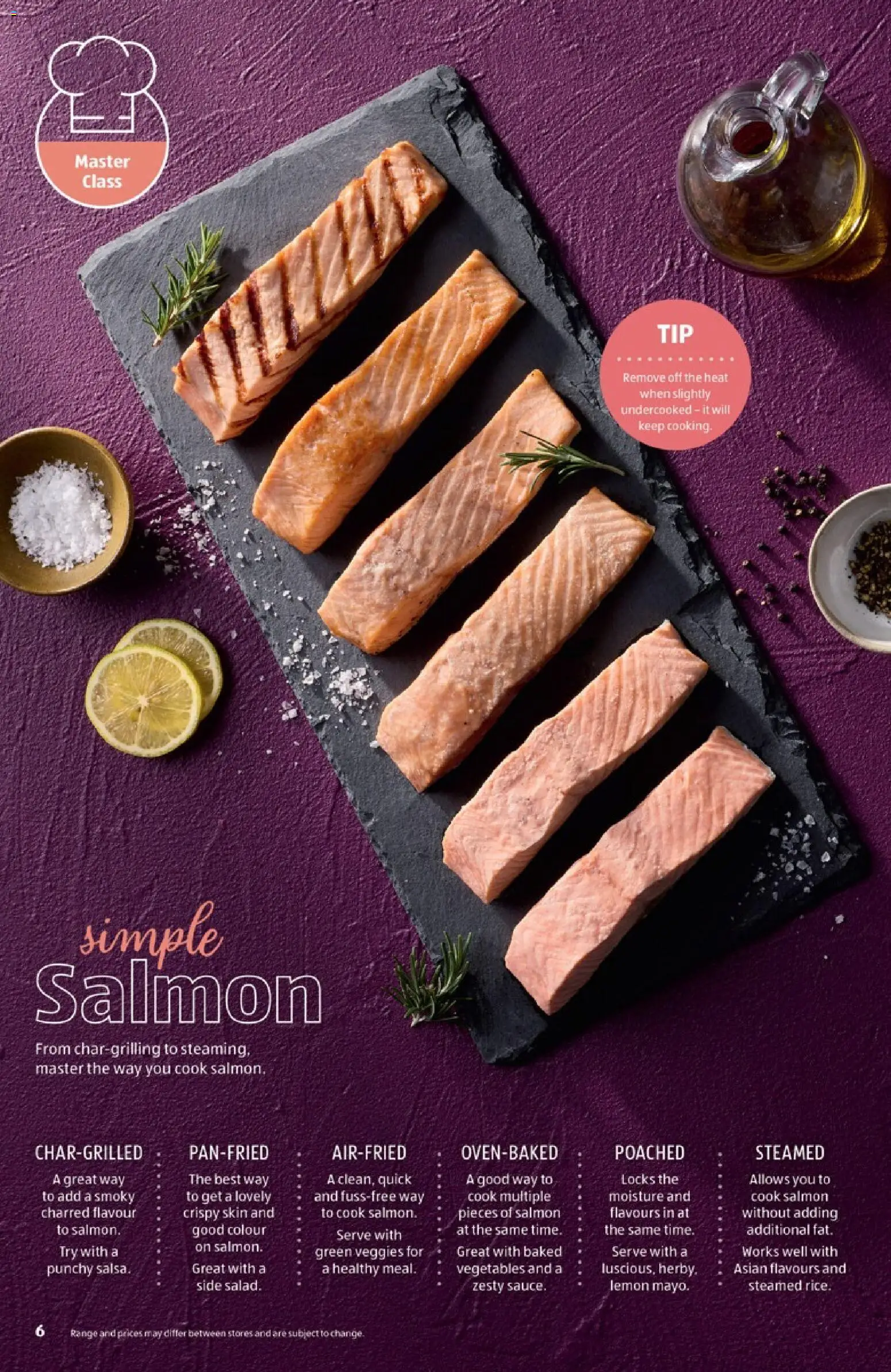 Aldi catalogue - valid from 04.03.2026 | Page: 6 | Products: Rice, Vegetables, Salmon, Sauce