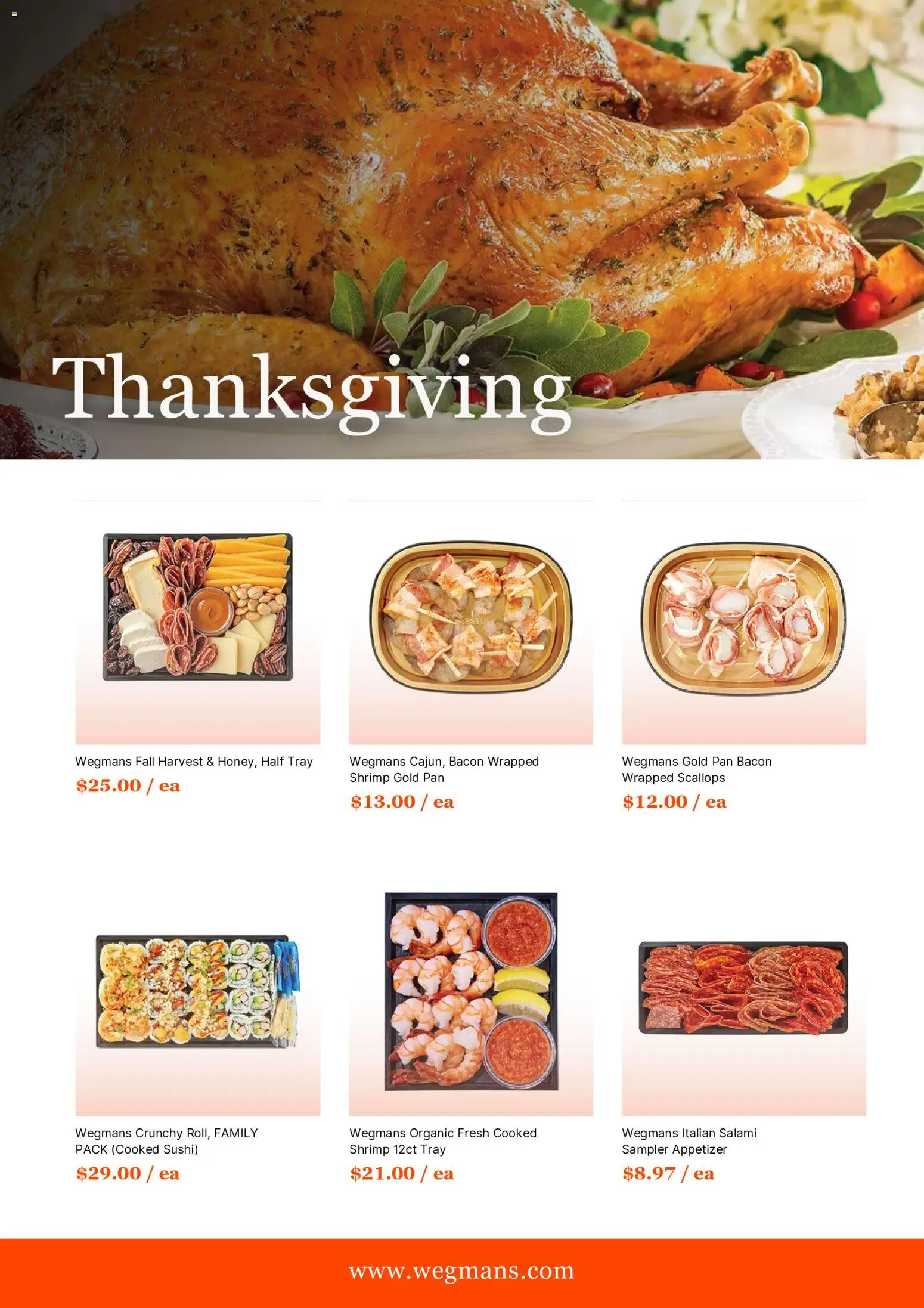 Wegmans Thanksgiving - valid from 15.11.2025 | Page: 5 | Products: Pan, Salami