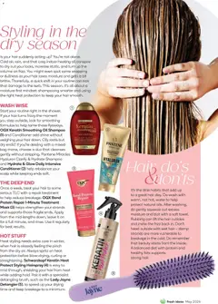 Preview of Woolworths Fresh Ideas magazine - valid from 01.05.2026 | Page: 105 | Products: Shampoo, Oil, Water, Treatment