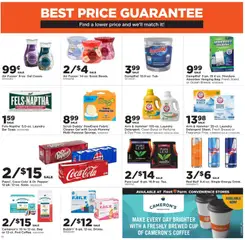 Preview of Mills Fleet Farm weekly ads valid from 16.02.2026 | Page: 16 | Products: Coffee, Tea, Stain remover, Detergent
