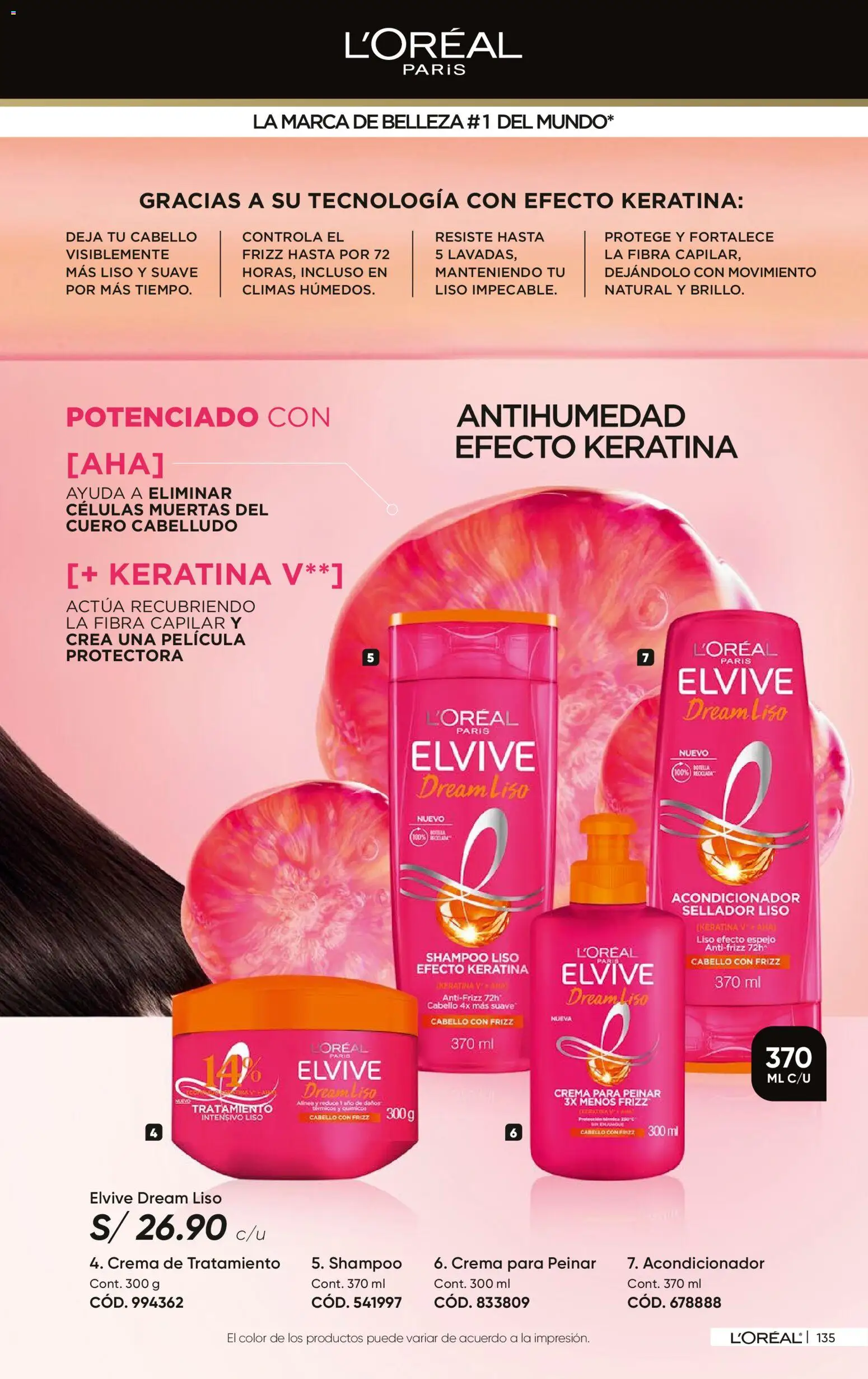 Catálogo Azzorti válido desde 15.12.2025 | Página: 138 | Productos: Shampoo, Acondicionador, Espejo, Crema