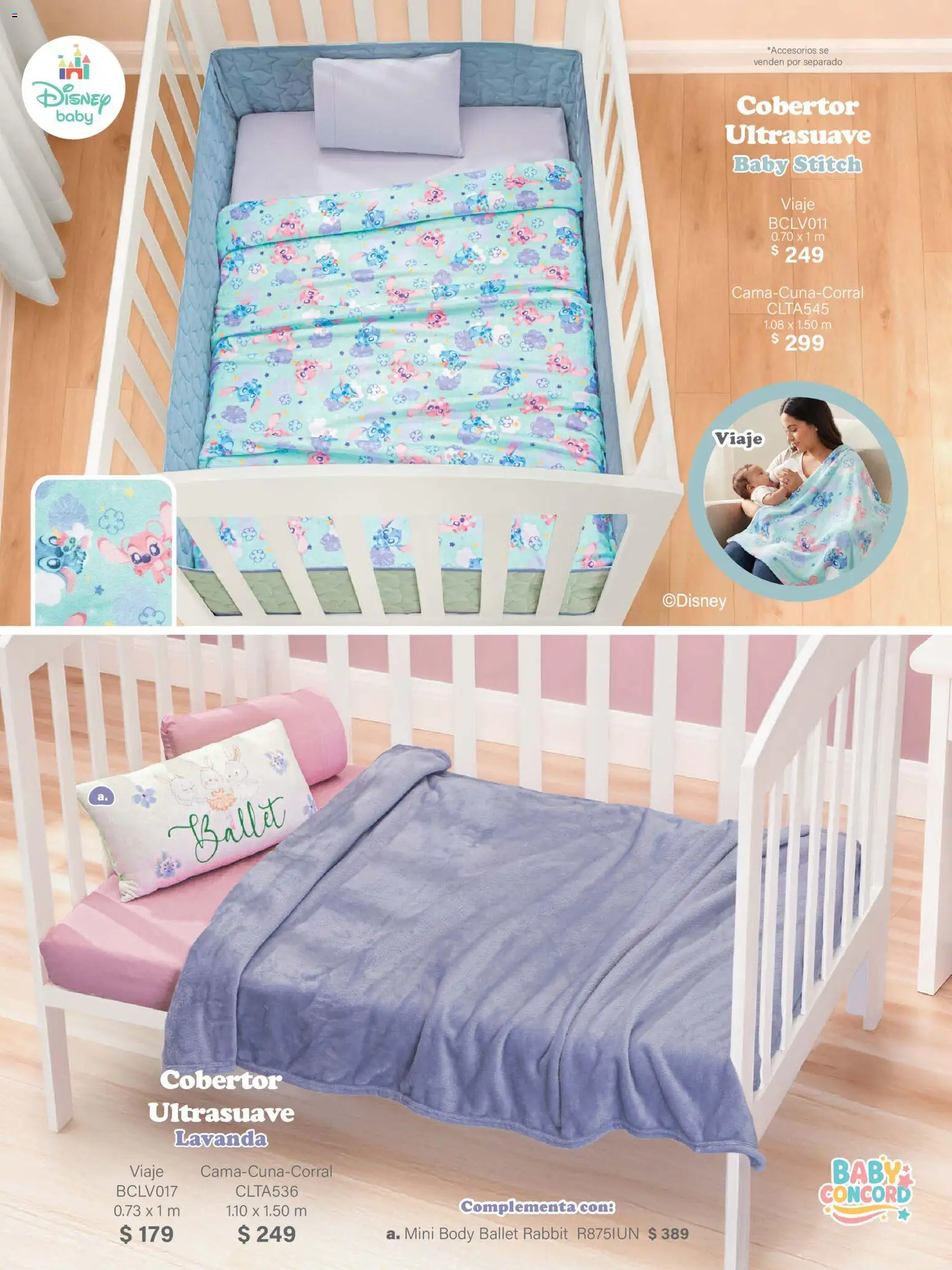 Nuevas ofertas de Colchas Concord válidas en toda la República Mexicana desde el 01.02.2026. ¡Encuentra las mejores ofertas en Colchas Concord catálogo Baby! | Página: 36 | Productos: Cobertor, Body