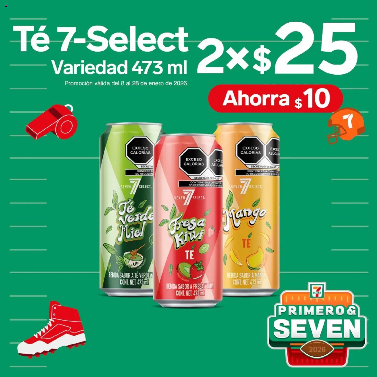 Nuevas ofertas de 7-Eleven válidas en toda la República Mexicana desde el 08.01.2026. ¡Encuentra las mejores ofertas en 7-Eleven folleto! | Página: 12 | Productos: Fresa, Azúcar, Mango, Kiwi