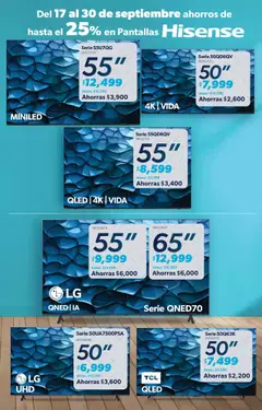 Nuevas ofertas de Sam's Club válidas en toda la República Mexicana desde el 04.09.2025. ¡Encuentra las mejores ofertas en Sam's Club - Catálogo! | Página: 29 | Productos: Pantallas