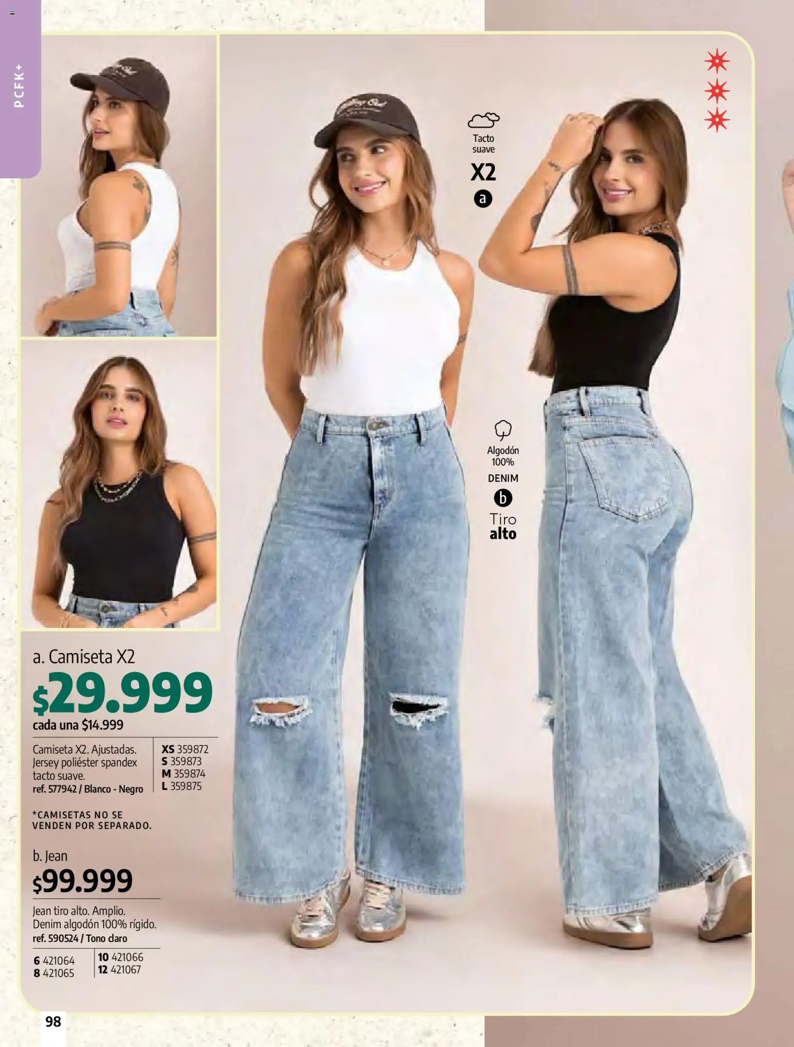 Pacifika revista - valida desde el 01.04.2026 | Página: 98 | Productos: Algodón, Jean, Camiseta