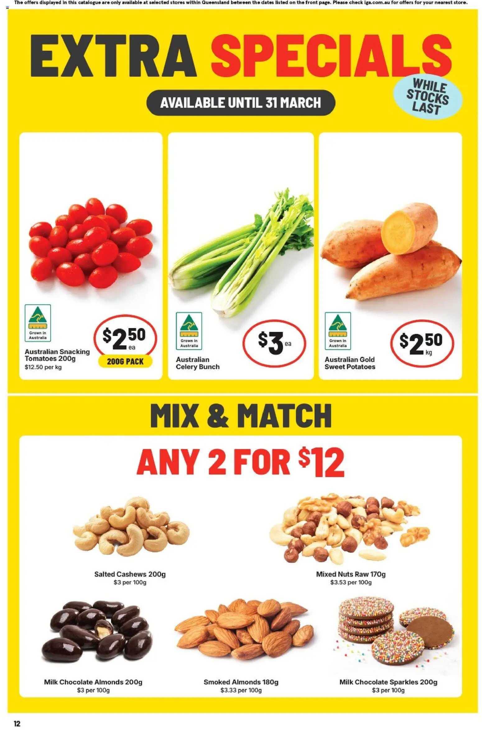 IGA catalogue - valid from 04.03.2026 | Page: 15 | Products: Lollies, Cream, Ice cream, Bag