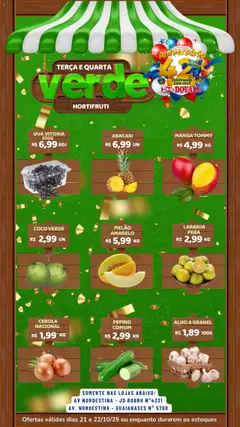 Dovale - Ofertas Hortifruti - Pré-Visualização do folheto da loja Dovale, válido de 21.10.2025