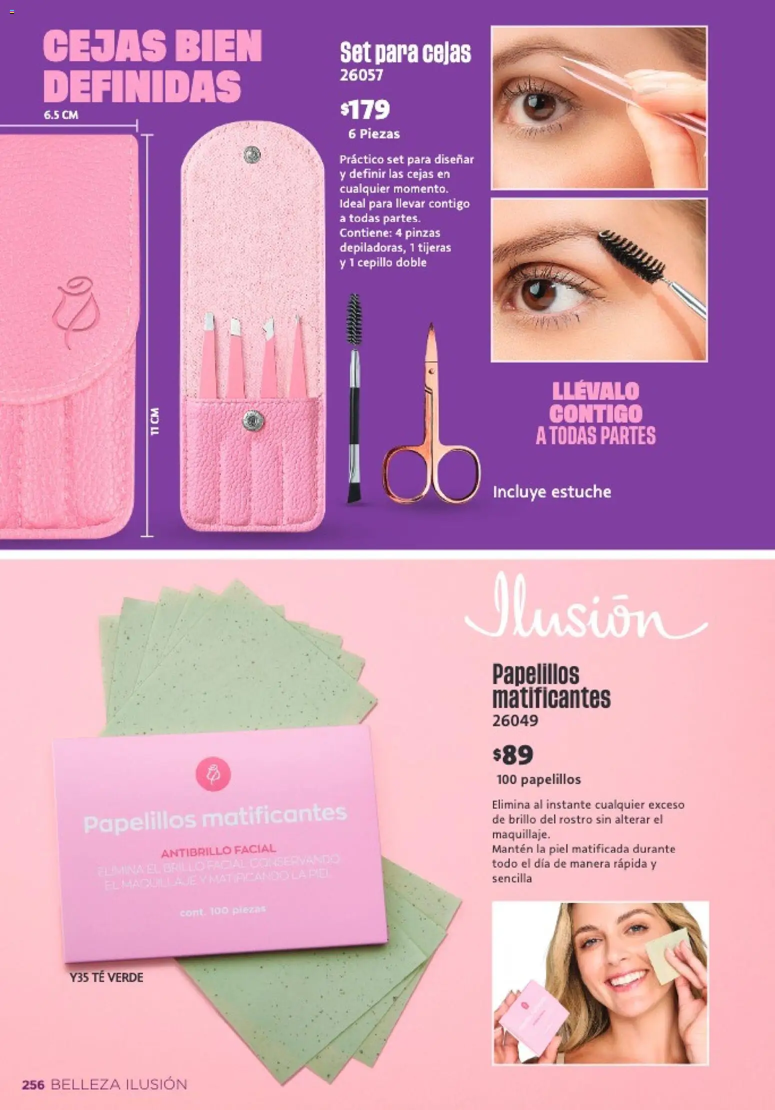 Nuevas ofertas de Ilusión válidas en toda la República Mexicana desde el 01.02.2026. ¡Encuentra las mejores ofertas en Ilusión catálogo Primavera! | Página: 258 | Productos: Cepillo, Estuche, Té, Maquillaje