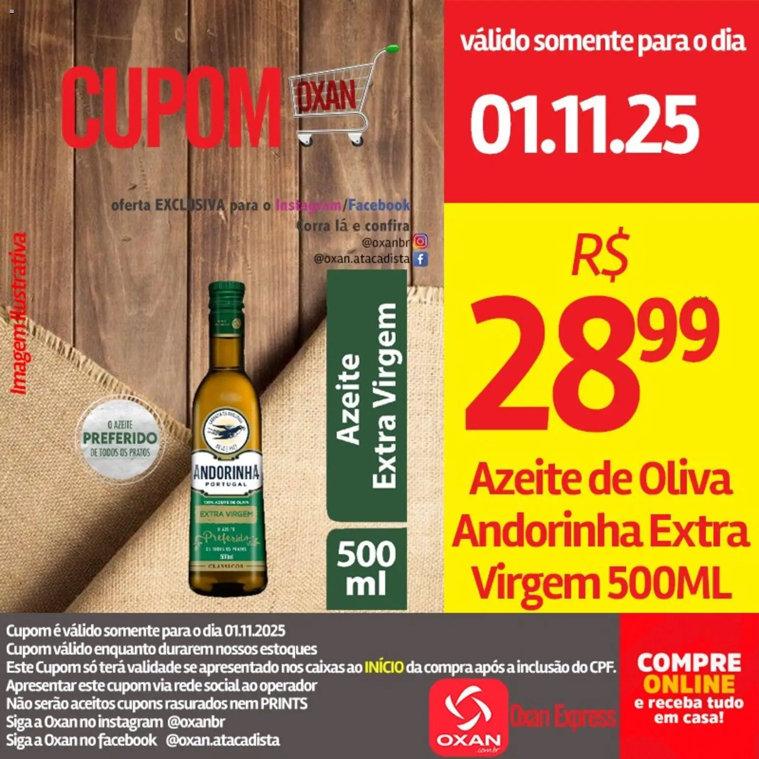 Oxan Atacadista Folheto - válido de 01.11.2025 | Página: 6 | Produtos: Azeite