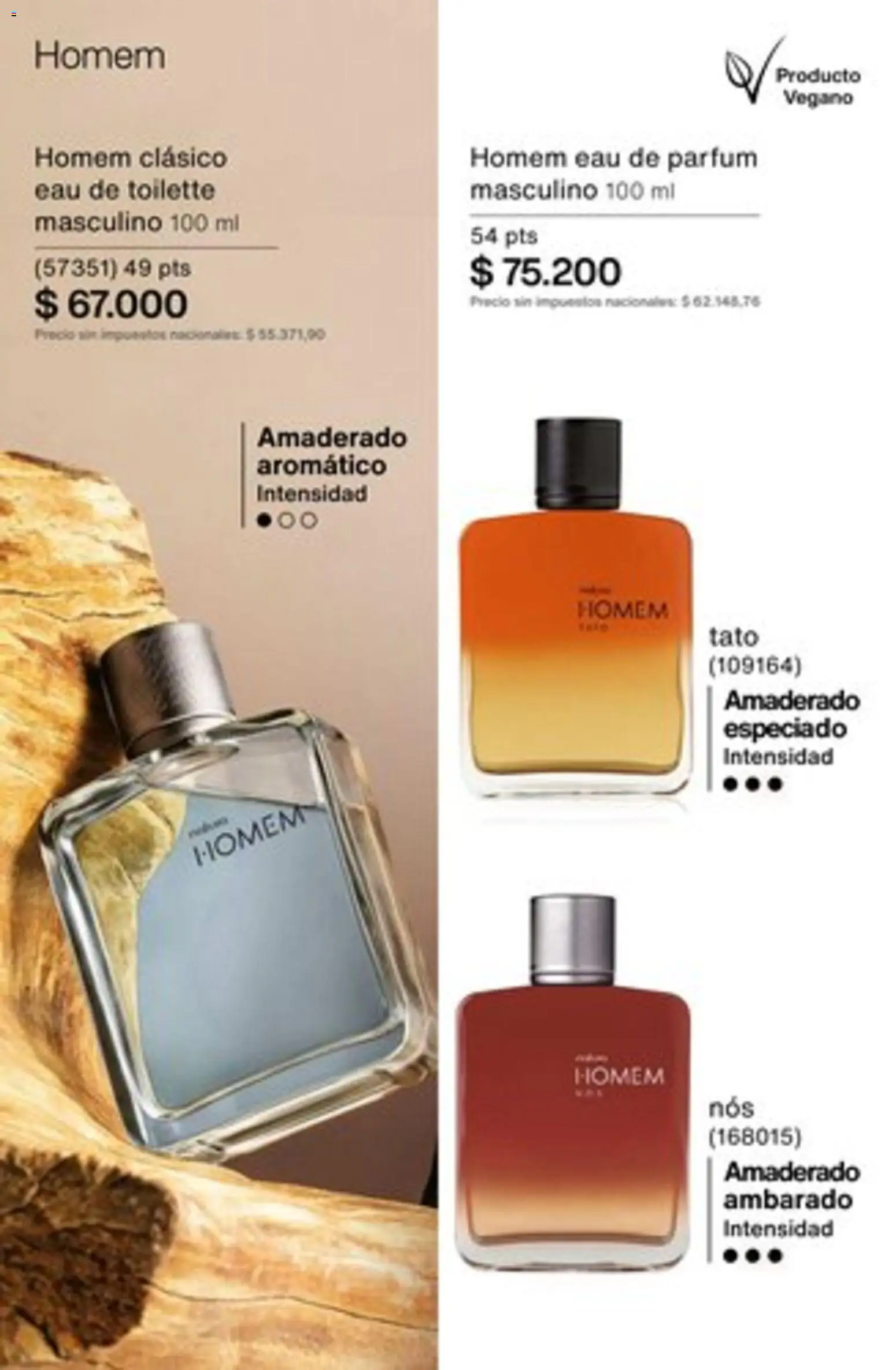 Catálogo Natura Ciclo 1/2026 │ válido desde el 04.12.2025 | Página: 73 | Productos: Eau de toilette