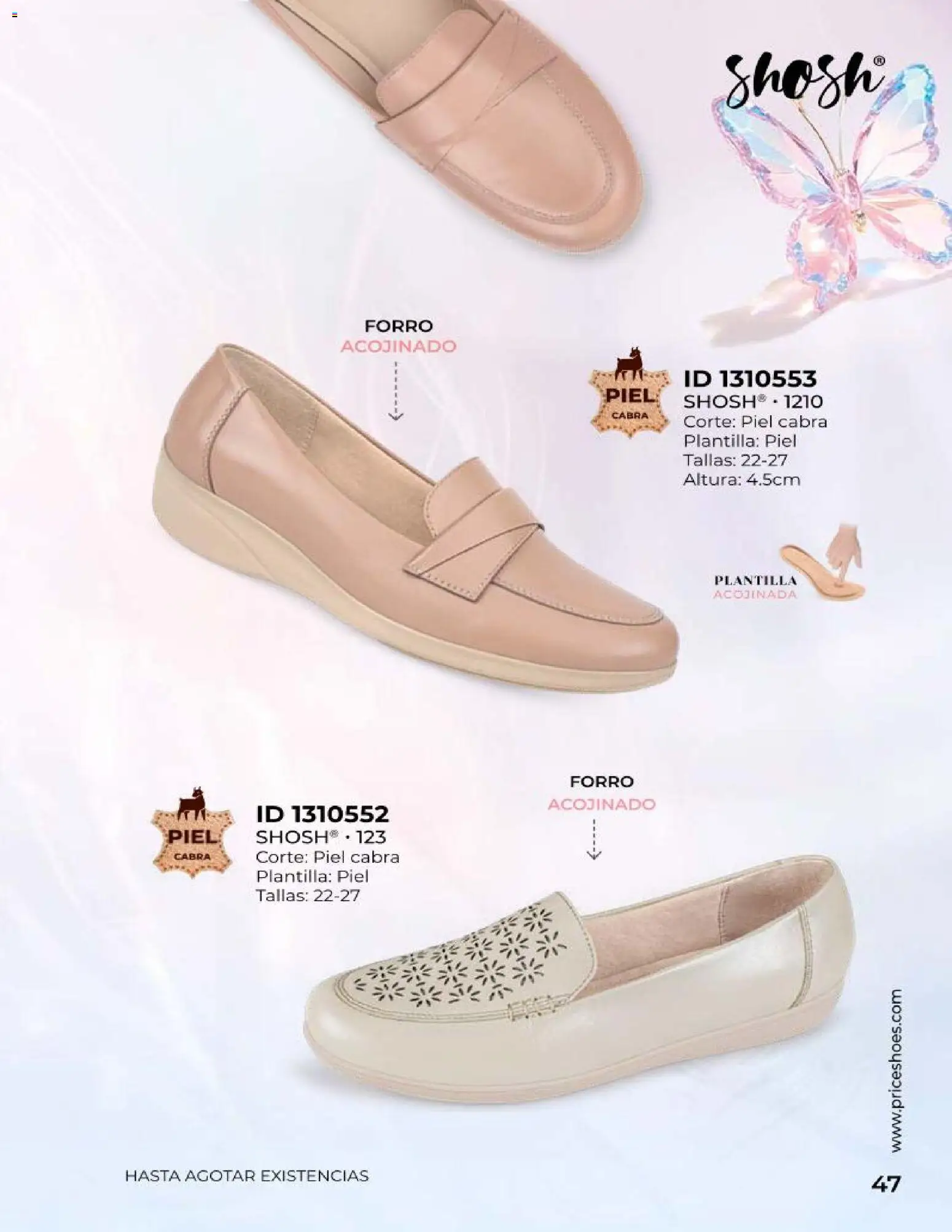 Nuevas ofertas de Price Shoes válidas en toda la República Mexicana desde el 23.04.2026. ¡Encuentra las mejores ofertas en Price Shoes catálogo Especial Confort! | Página: 47