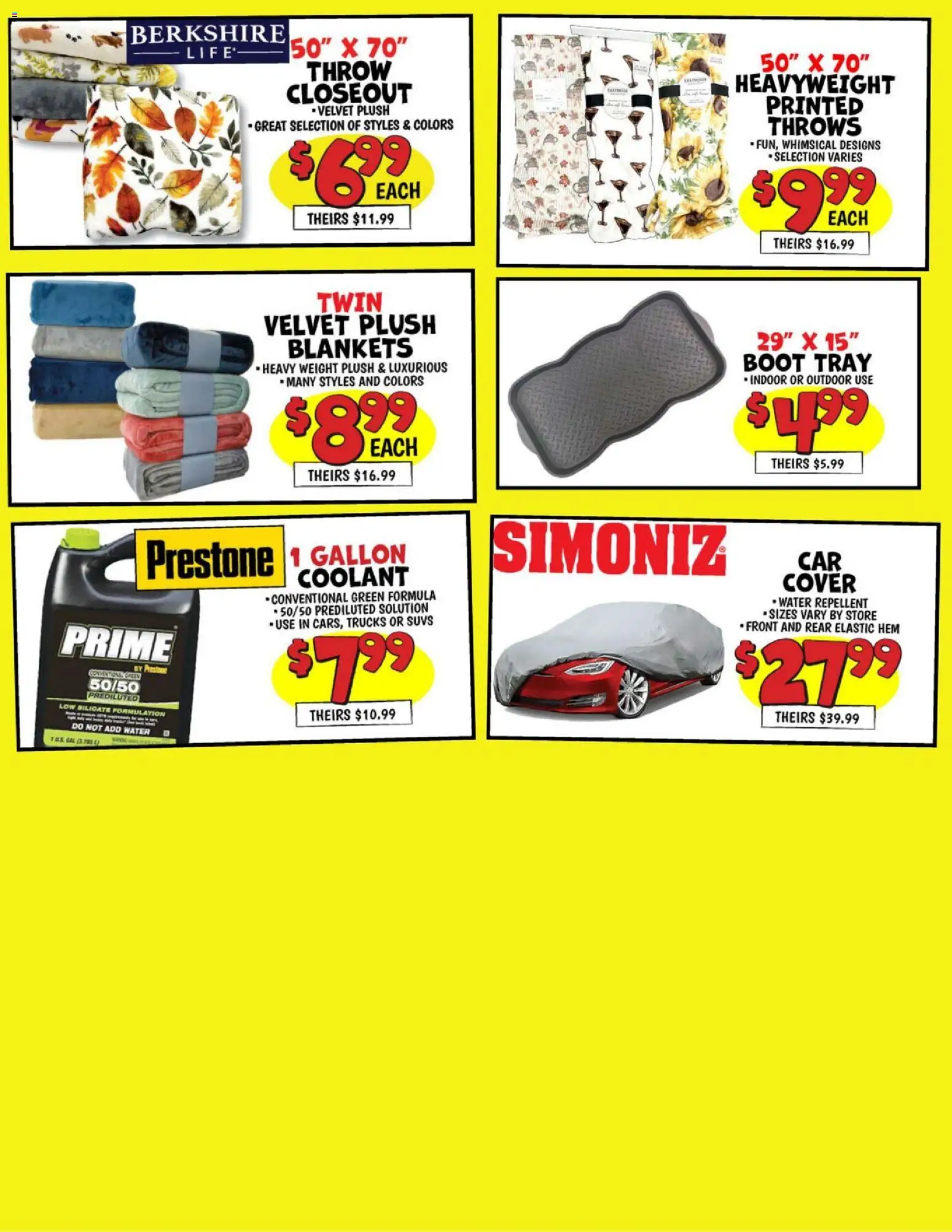 Ollie's Weekly Ad - valid from 25.10.2025 | Page: 4 | Products: Water, Coolant, Weight