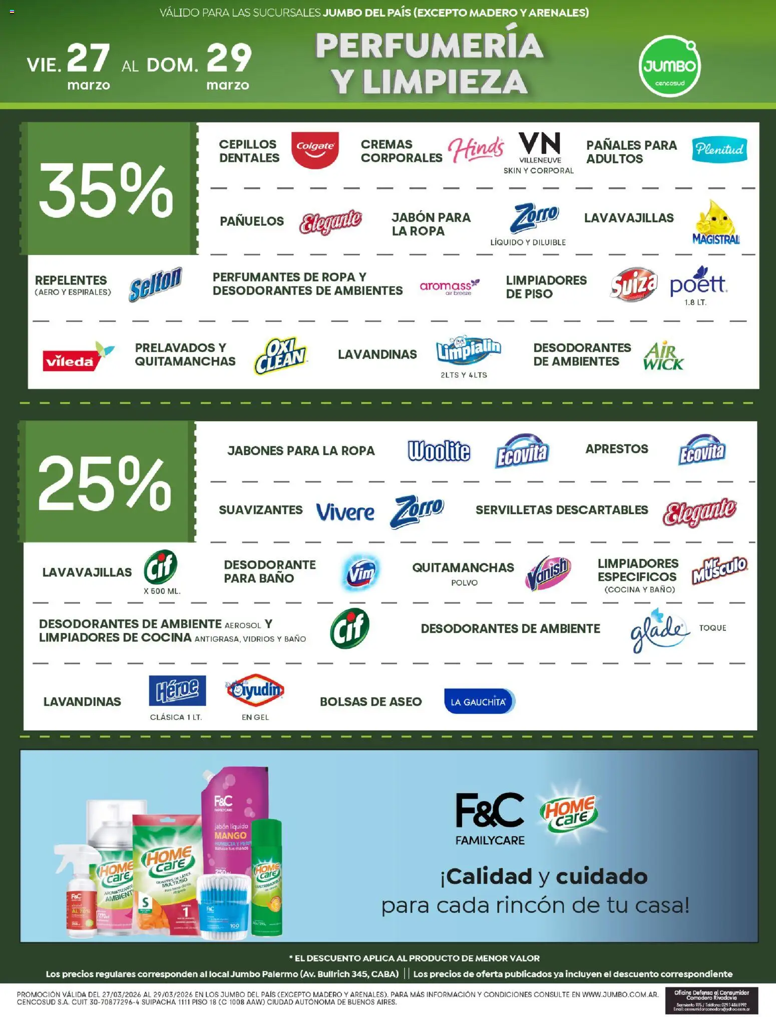 Jumbo - Ofertas | Rosario │ válido desde el 26.03.2026 | Página: 7 | Productos: Servilletas, Baño, Jabón, Pañales