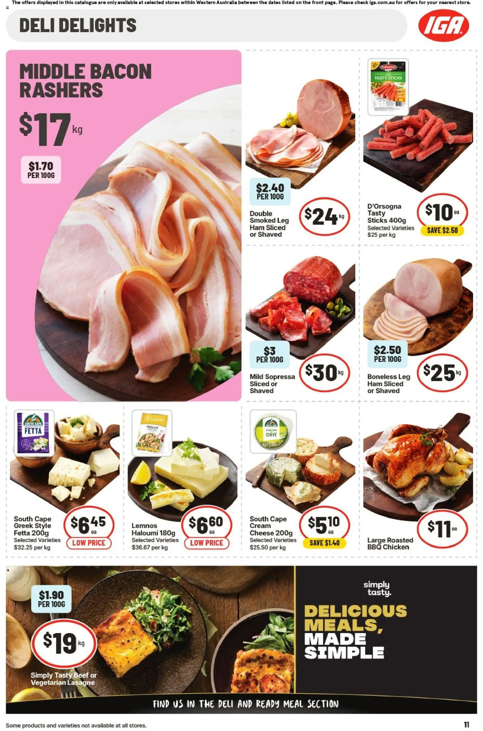 IGA catalogue - valid from 22.04.2026 | Page: 11 | Products: Bananas, Onions, Pumpkin, Bag