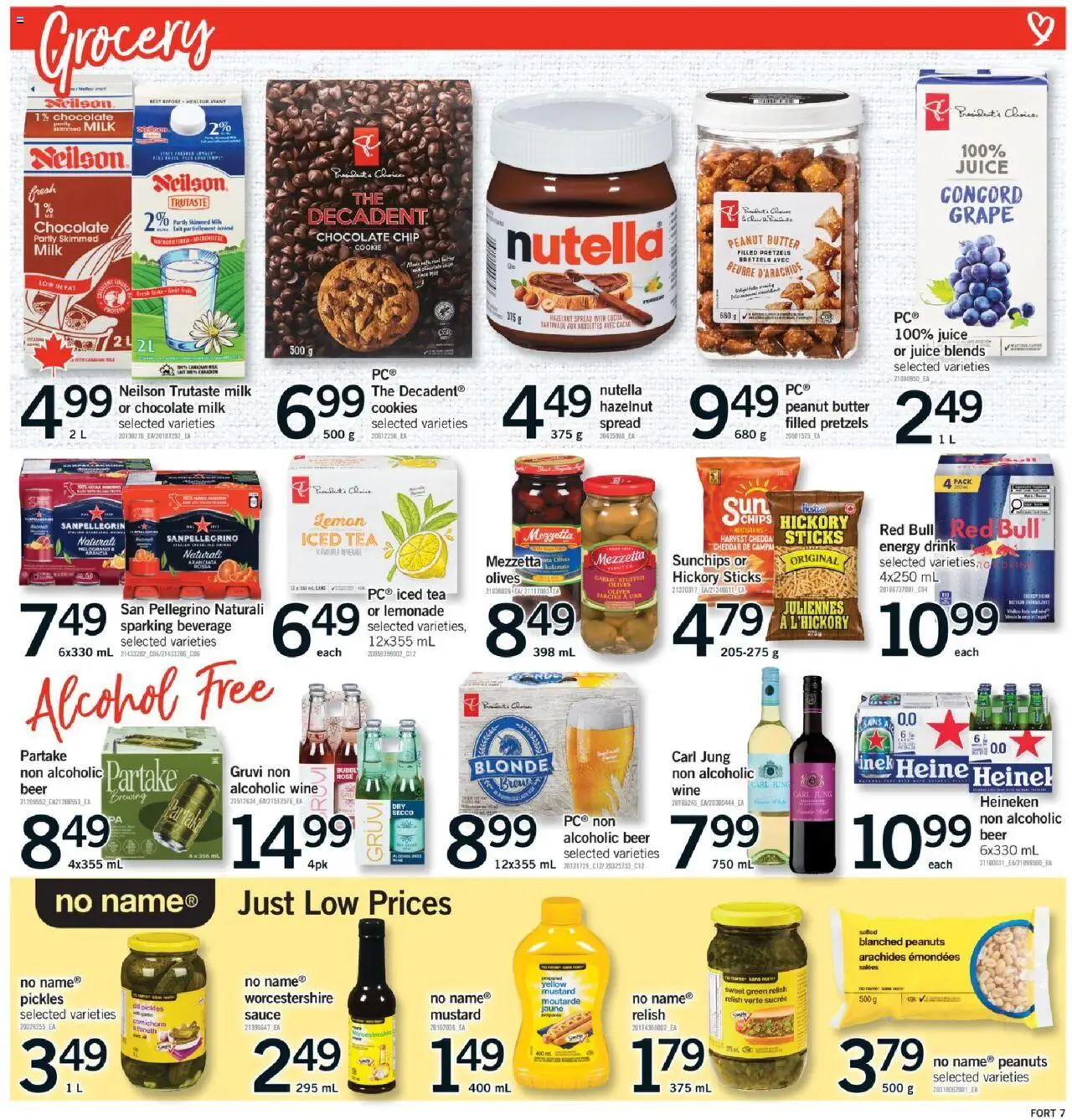 Fortinos flyer valid from 31.07.2025 | Page: 8 | Products: Tea, Chips, Chocolate, Juice