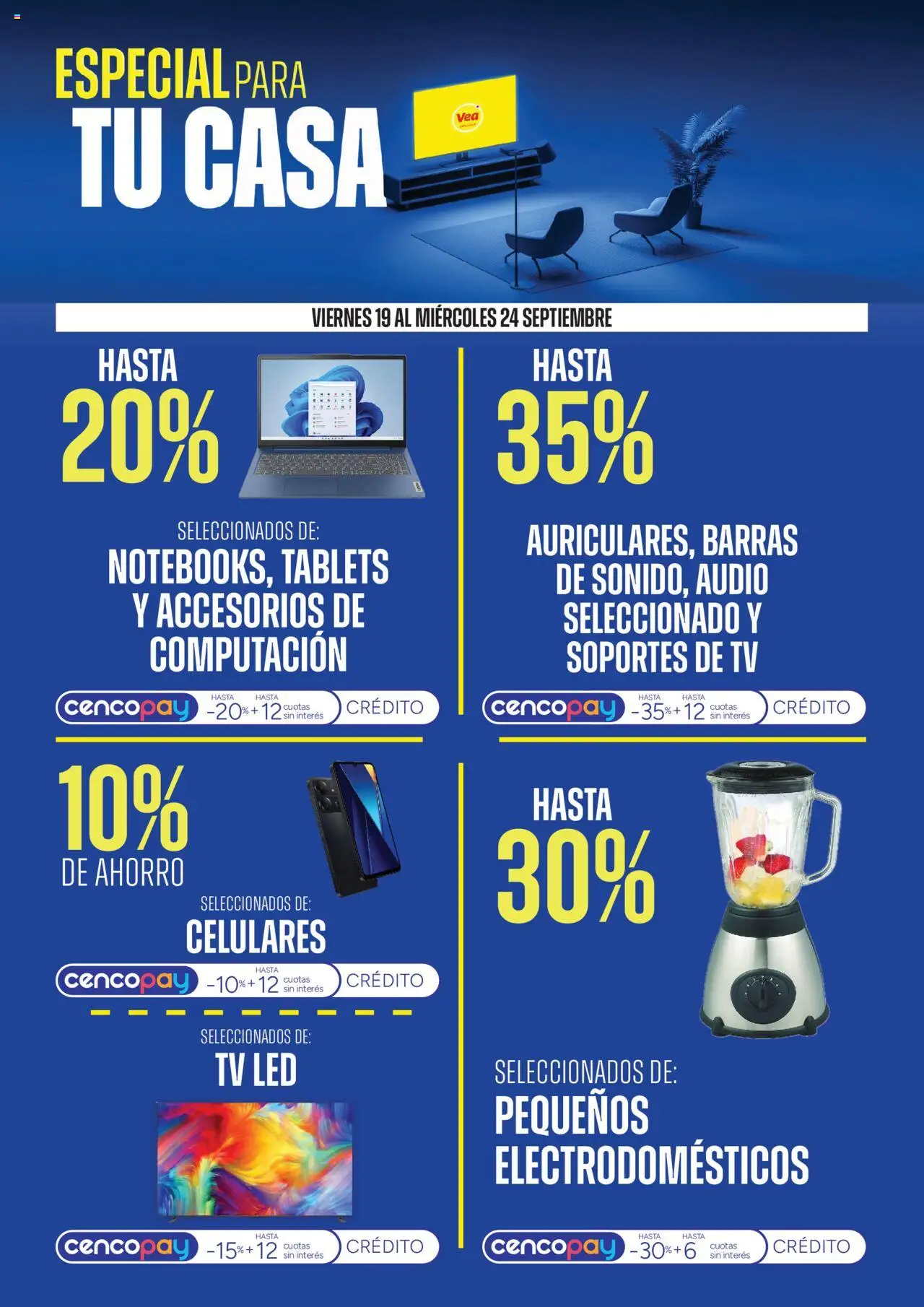 Vea - Ofertas especial para tu casa │ válido desde el 19.09.2025 | Página: 2 | Productos: Audio