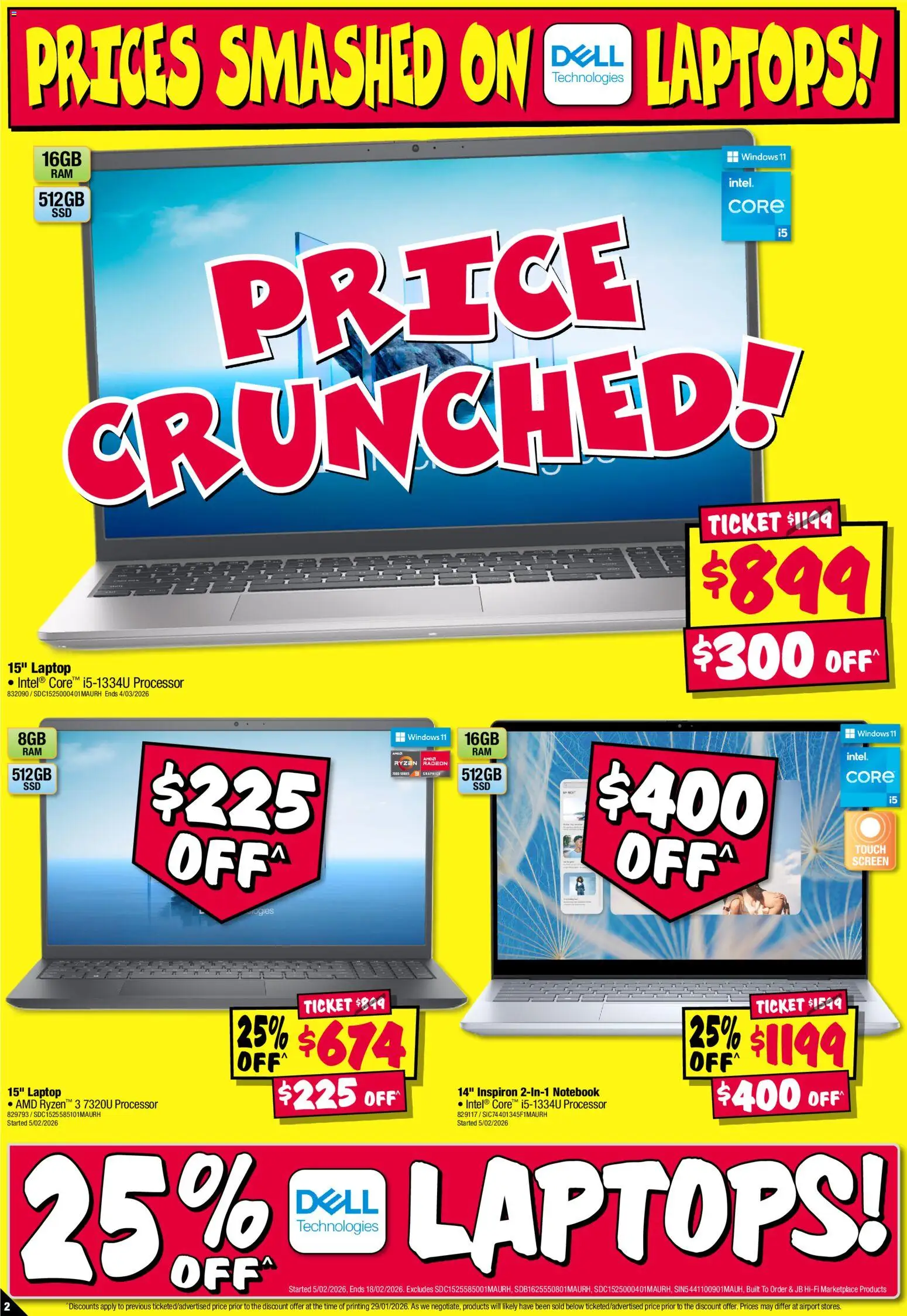 JB Hi-Fi catalogue - valid from 12.02.2026 | Page: 2 | Products: Notebook, Laptop, Screen