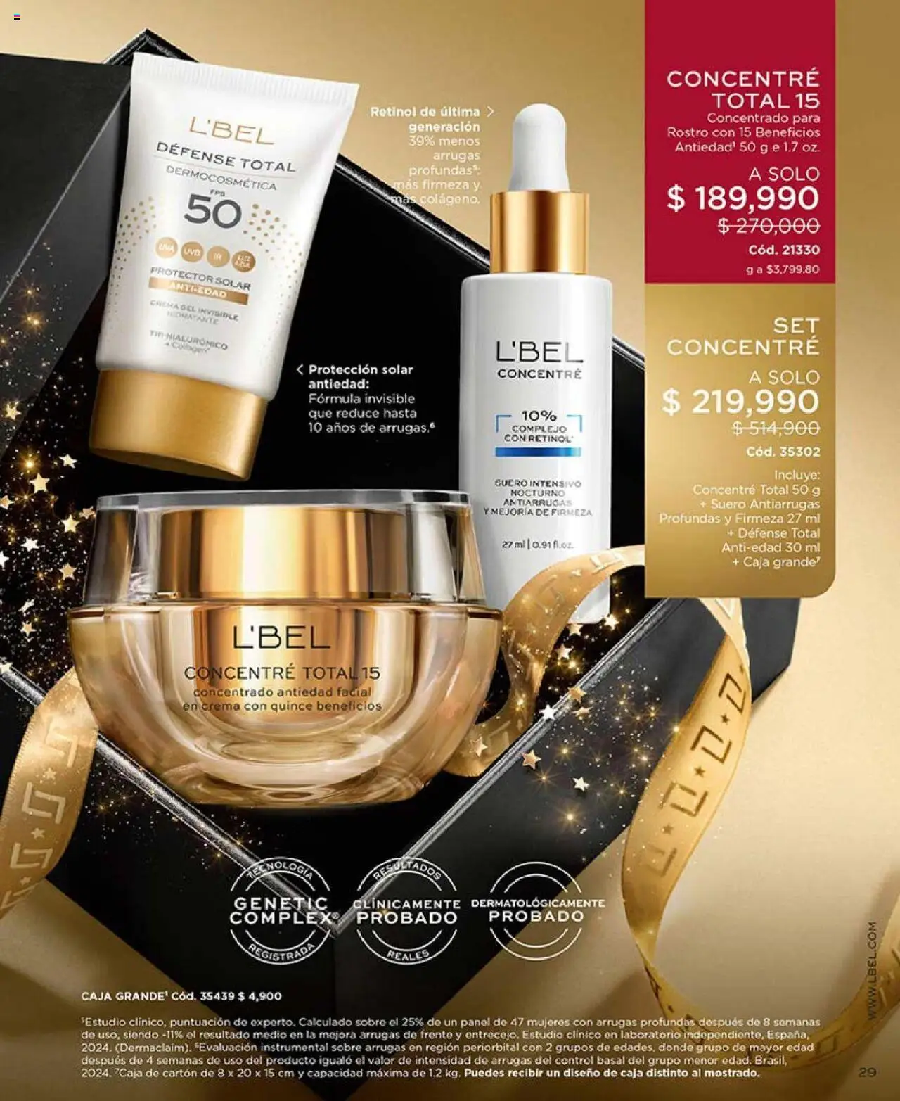 L'Bel revista - valida desde el 14.10.2025 | Página: 29 | Productos: Crema, Sobre, Caja, Protector solar