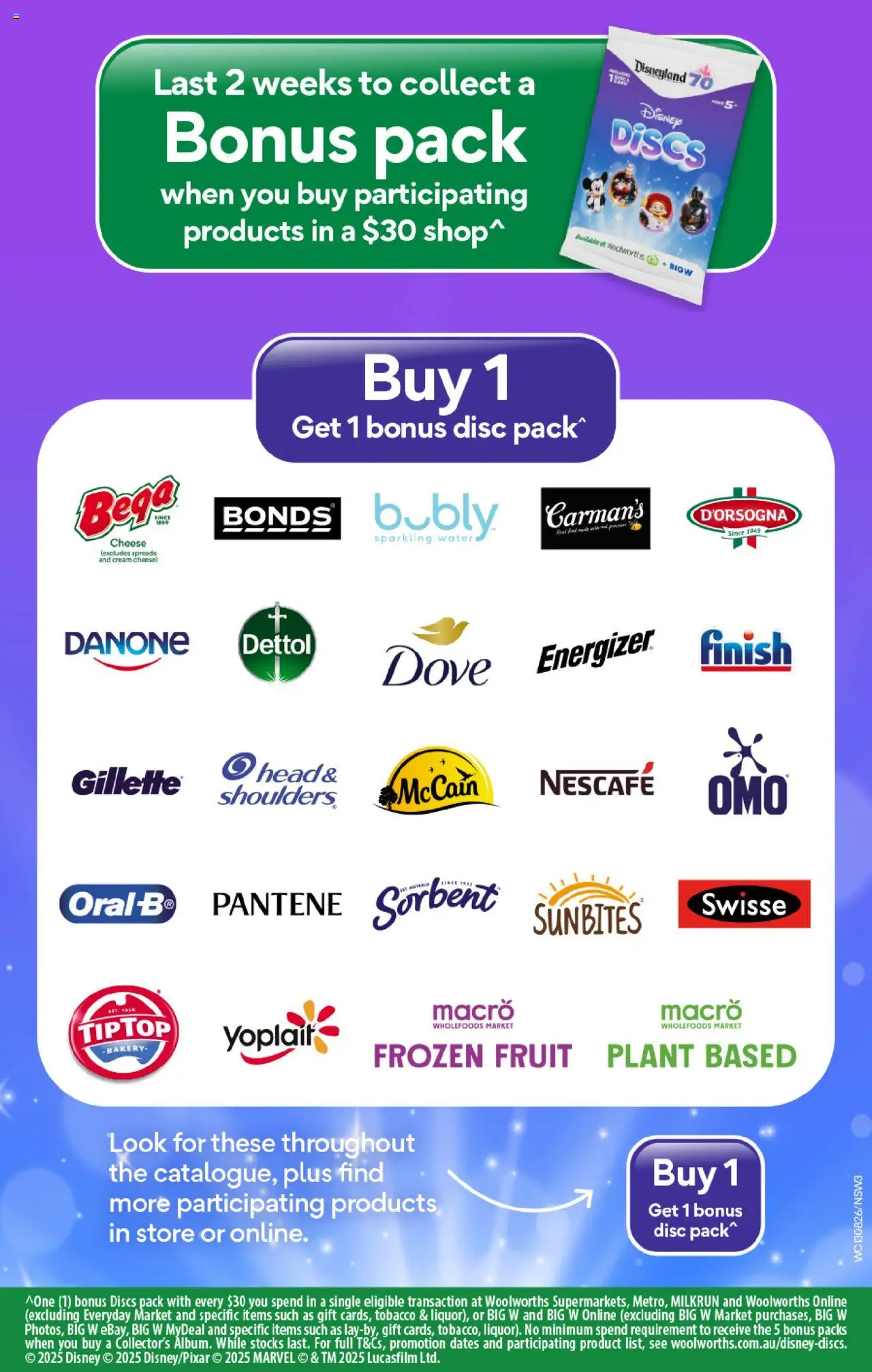 Woolworths catalogue - valid from 13.08.2025 | Page: 3 | Products: Cream, Water, Nescafe, Bakery