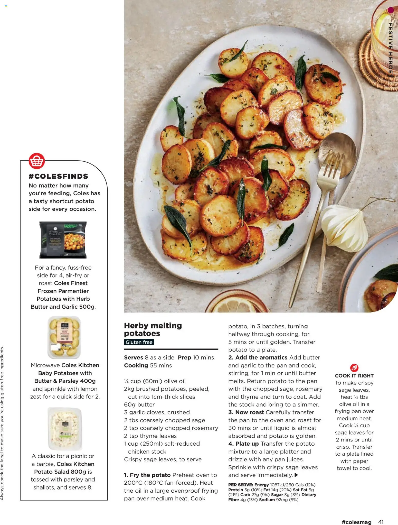 Coles catalogue - valid from 04.12.2025 | Page: 41 | Products: Butter, Salad, Lemon, Parsley