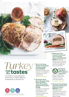 Preview of Woolworths Christmas Inspiration Guide - valid from 26.11.2025 | Page: 12 | Products: Native, Vegetables, Turkey, Oven
