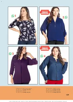 Vista previa de SC Pakar Catálogo Ropa y Accesorios, nuevo folleto de la tienda, válido en México a partir del 24.07.2025 | Página: 129 | Productos: Blusa