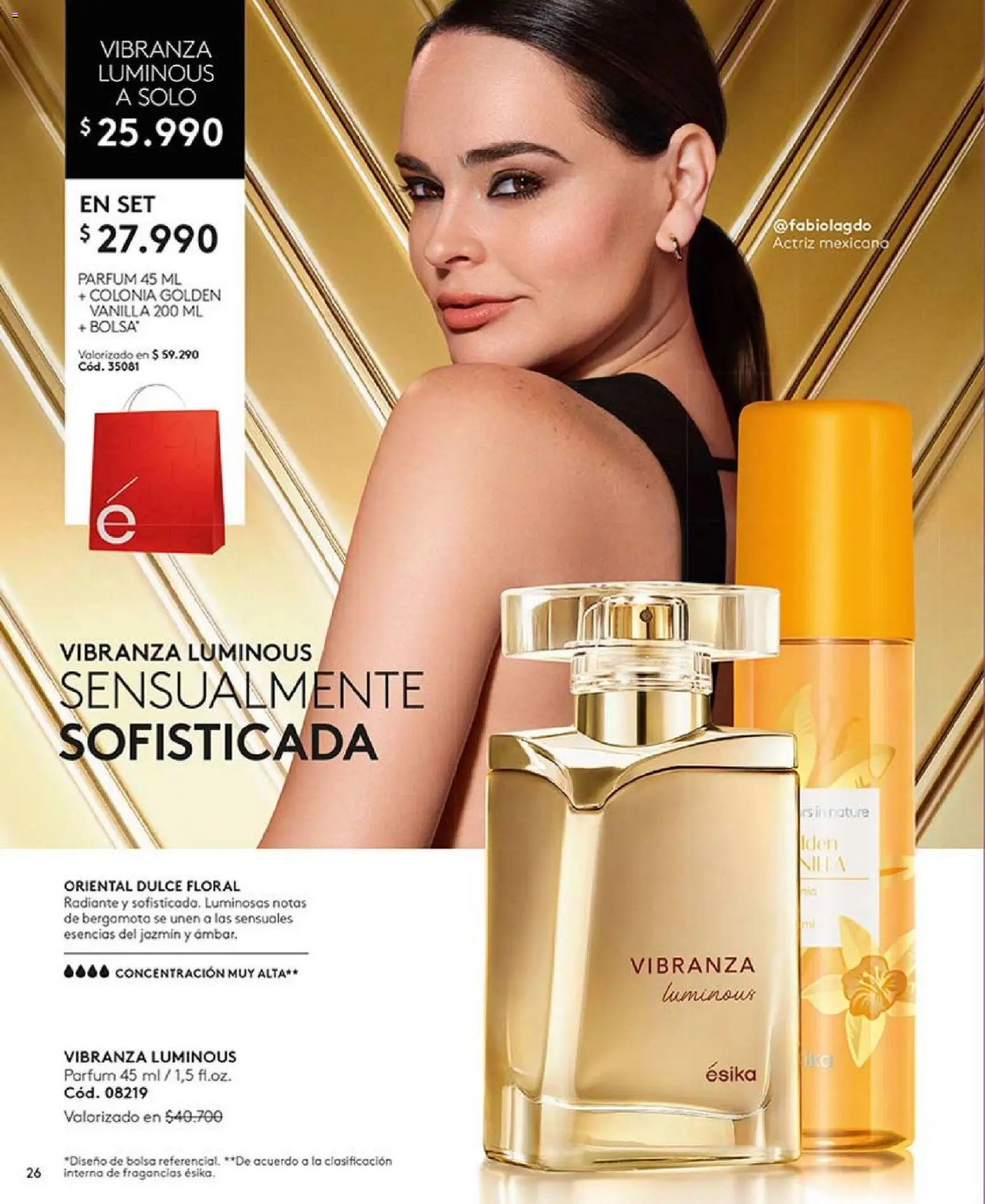 Catálogo Ésika Campaña 1 │ válido desde el 01.01.2026 | Página: 26 | Productos: Bolsa, Esencias