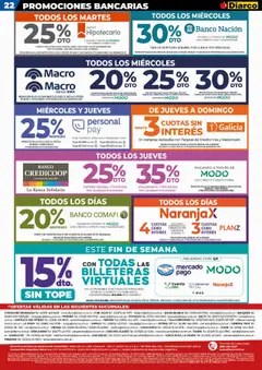 Diarco ofertas │ válido desde el 14.07.2025 | Página: 22 | Productos: Pico, Cartera, Banco, General