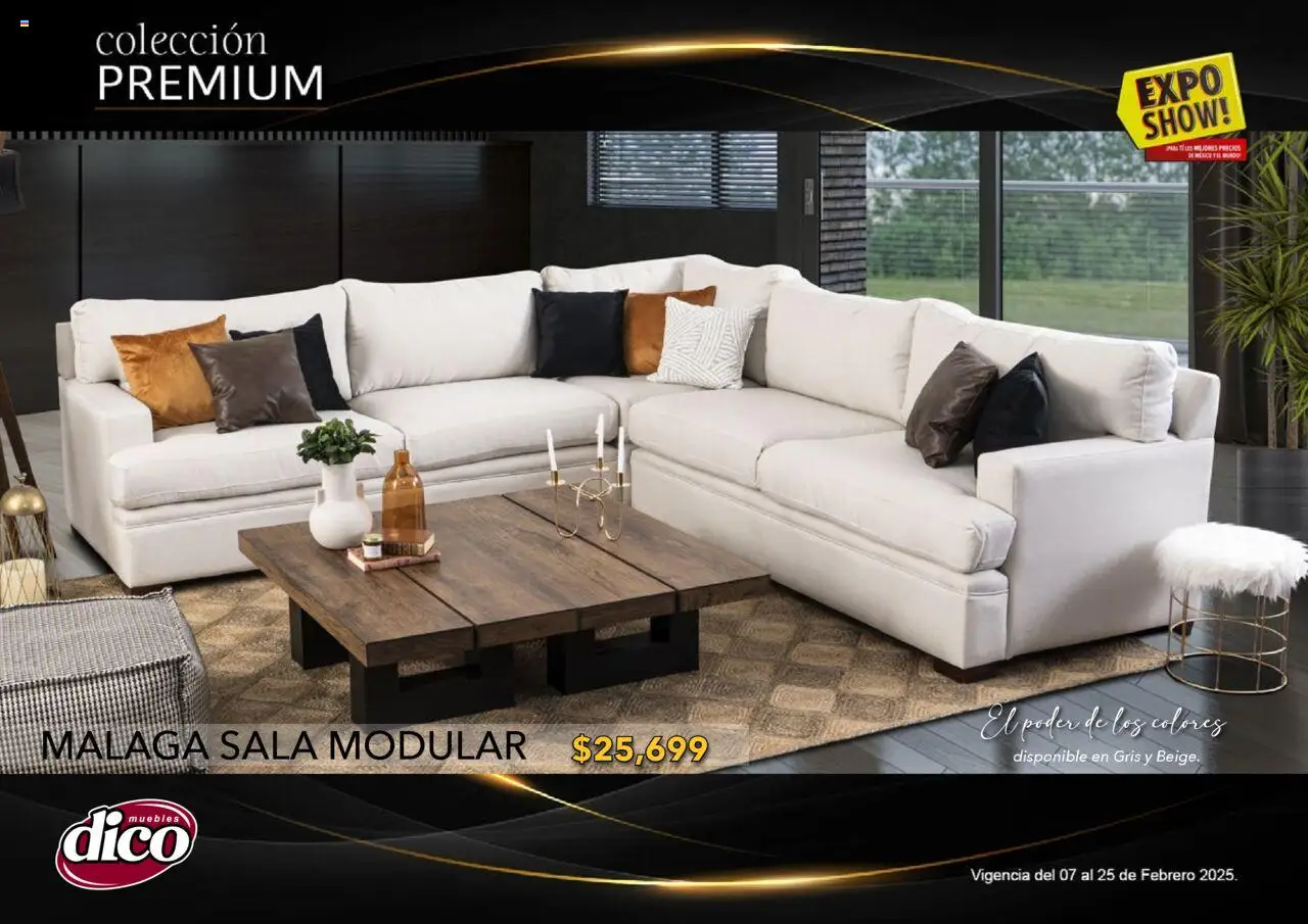 Nuevas ofertas de Muebles Dico válidas en toda la República Mexicana desde el 06.02.2025. ¡Encuentra las mejores ofertas en Muebles Dico catálogo Exposhow Premium! | Página: 23 | Productos: Modular