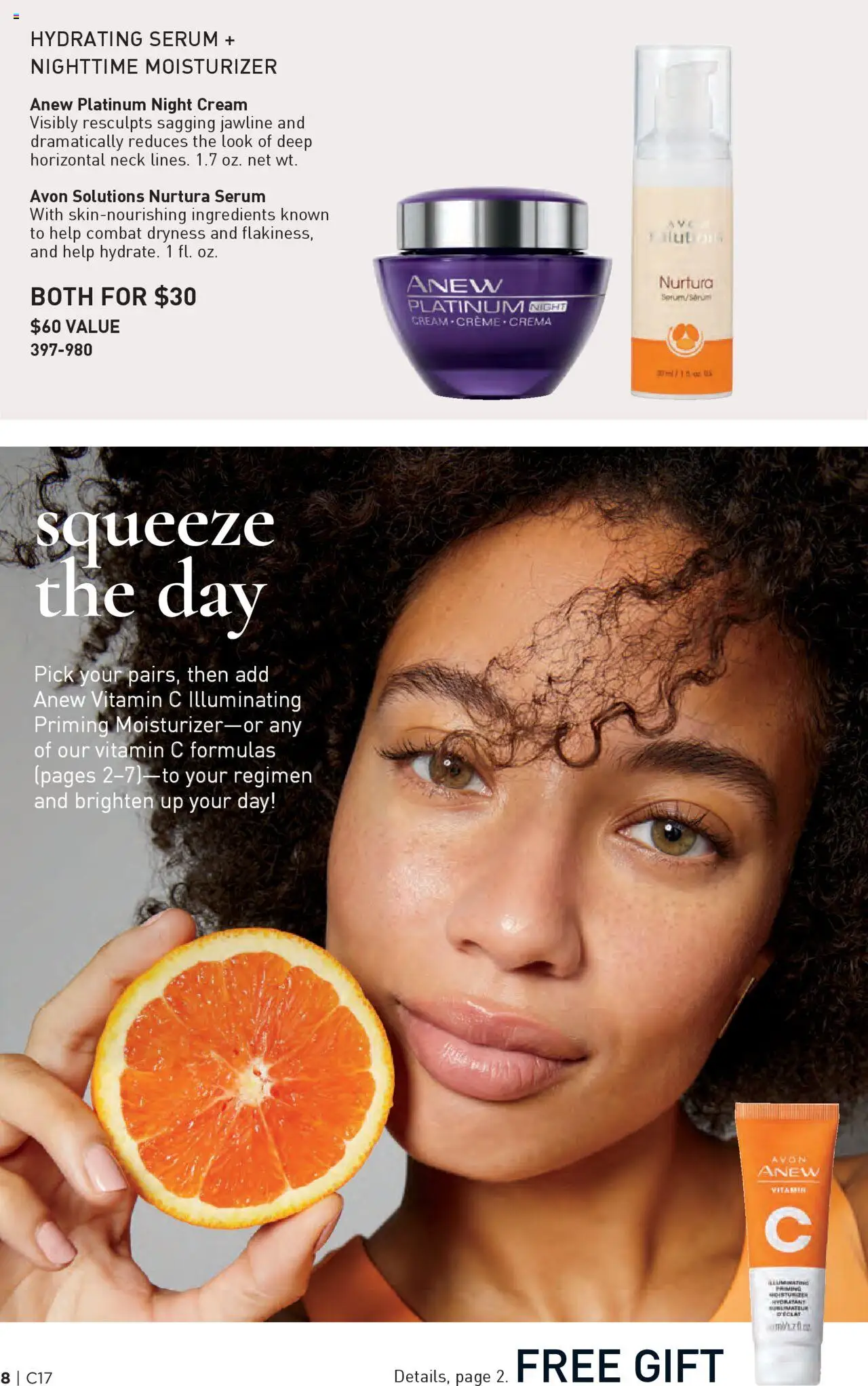Avon Brochure - valid from 13.08.2025 | Page: 8 | Products: Vitamin, Night Cream, Cream