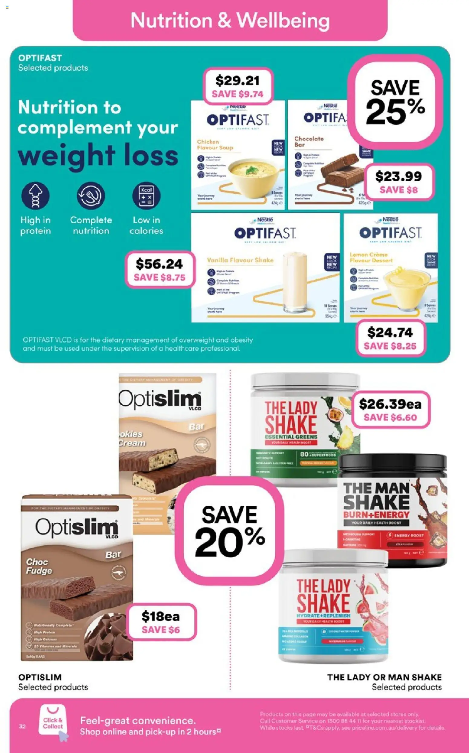 Priceline Pharmacy catalogue - valid from 22.01.2026 | Page: 32 | Products: Chicken, Cream, Lemon, Greens
