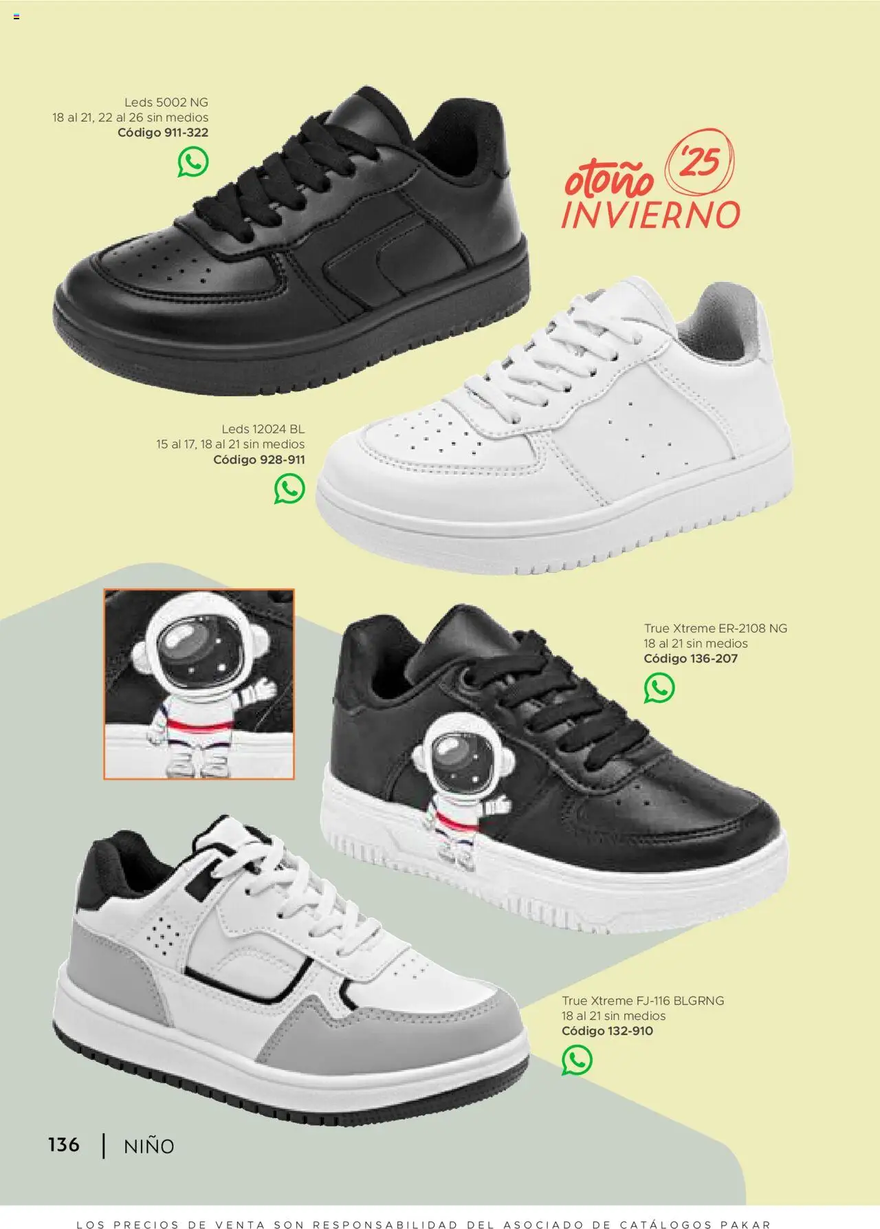 Nuevas ofertas de SC Pakar válidas en toda la República Mexicana desde el 24.07.2025. ¡Encuentra las mejores ofertas en SC Pakar - Catálogo Nino otoño / invierno! | Página: 136