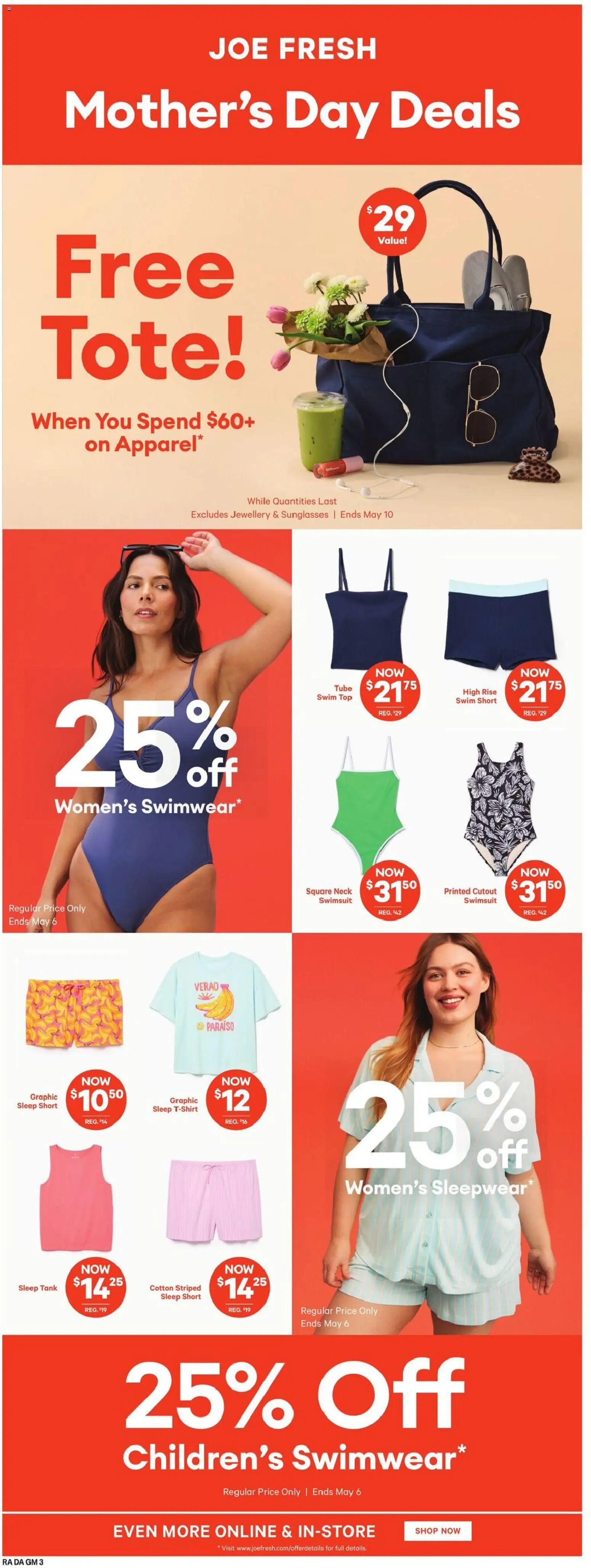 Atlantic Superstore flyer valid from 30.04.2026 | Page: 29 | Products: Swimsuit, Tshirt