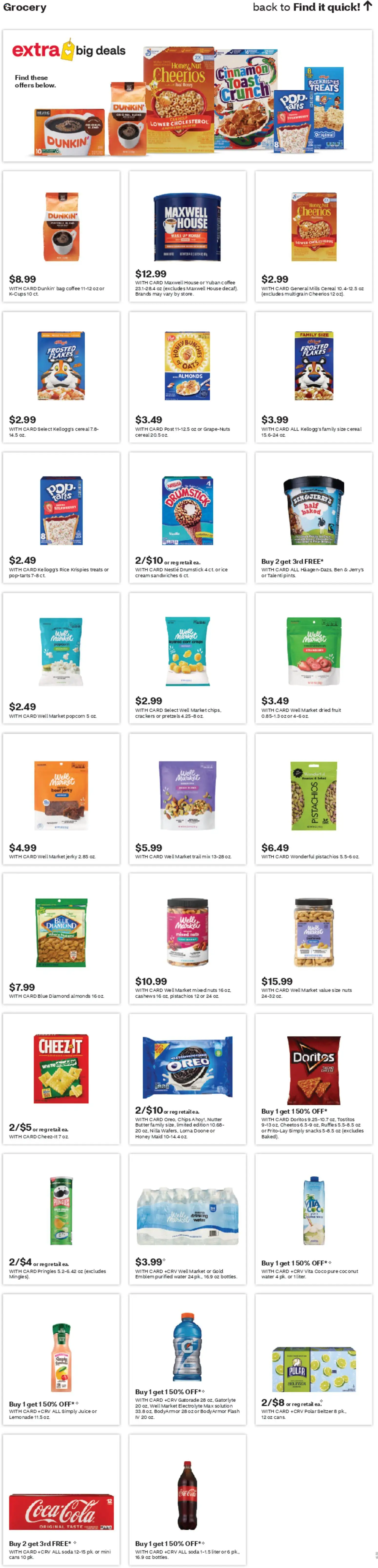 CVS Pharmacy Weekly Ad - PA - valid from 26.04.2026 | Page: 18 | Products: Coffee, Juice, Cream, Bag