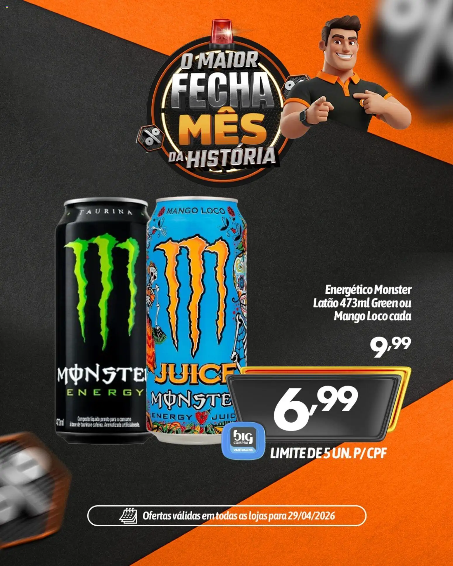 Big Compra Folheto - válido de 29.04.2026 | Página: 8 | Produtos: Energético, Monster
