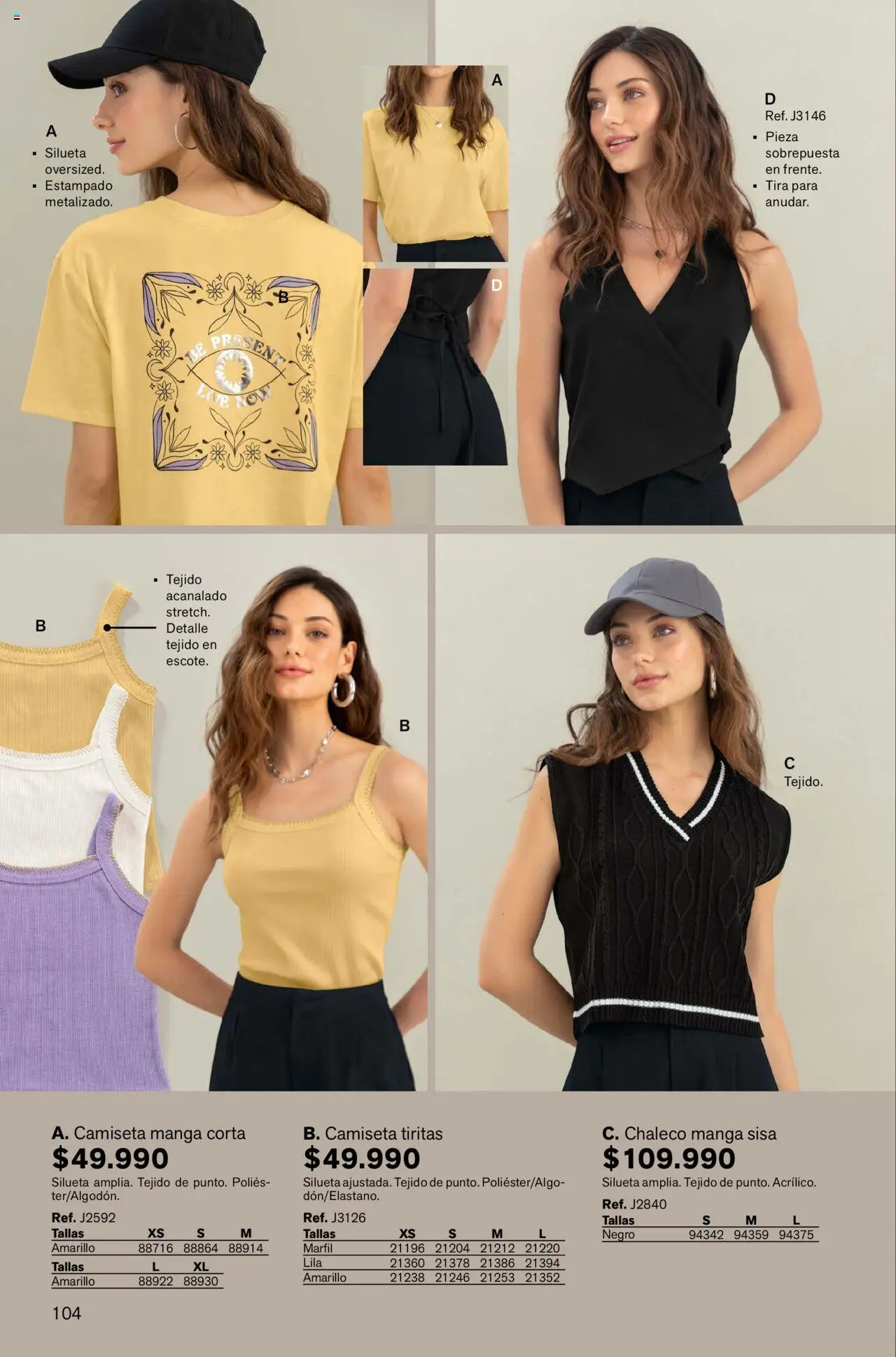 Leonisa revista - valida desde el 04.08.2025 | Página: 104 | Productos: Camiseta, Chaleco
