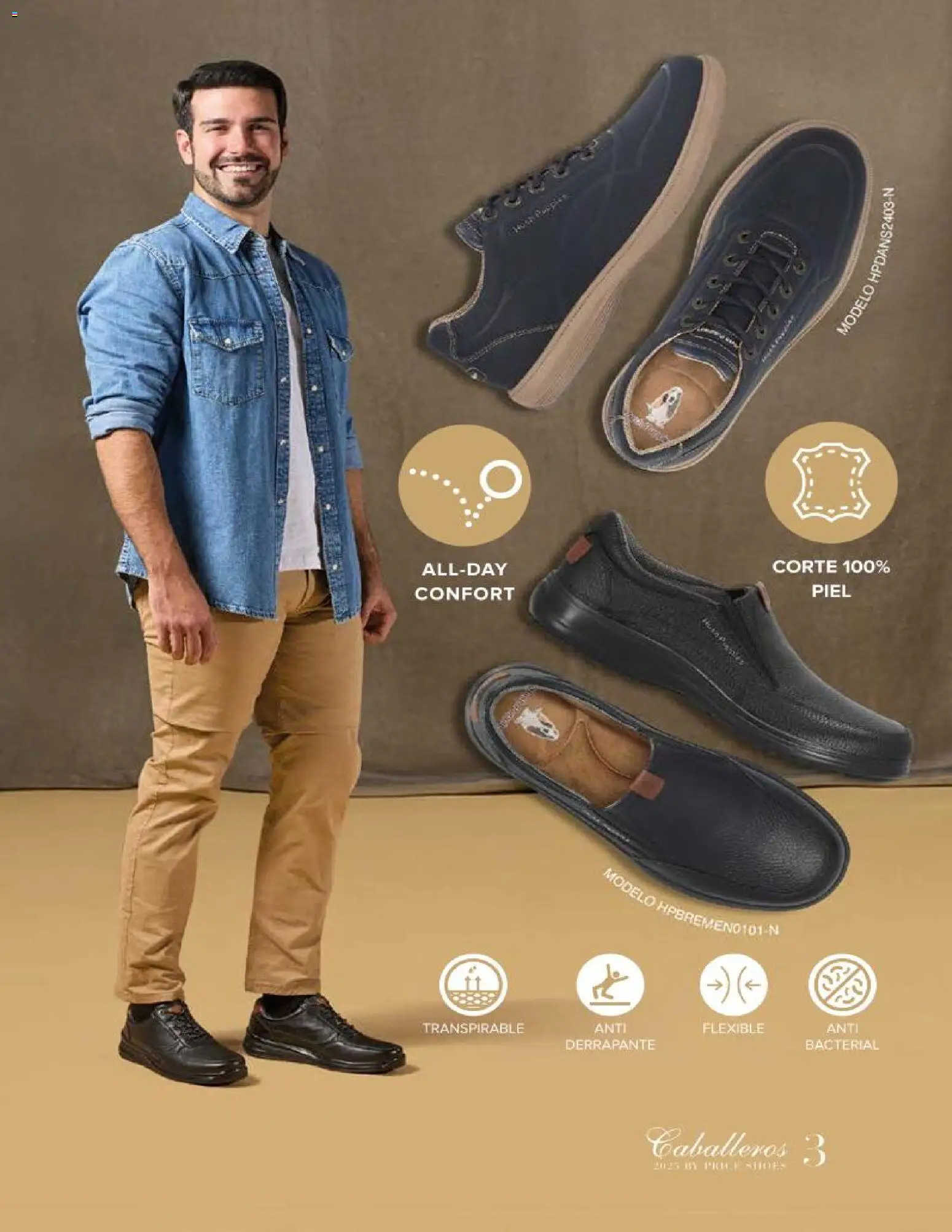 Nuevas ofertas de Price Shoes válidas en toda la República Mexicana desde el 26.11.2025. ¡Encuentra las mejores ofertas en Price Shoes catálogo Caballeros! | Página: 3 | Productos: Flexible