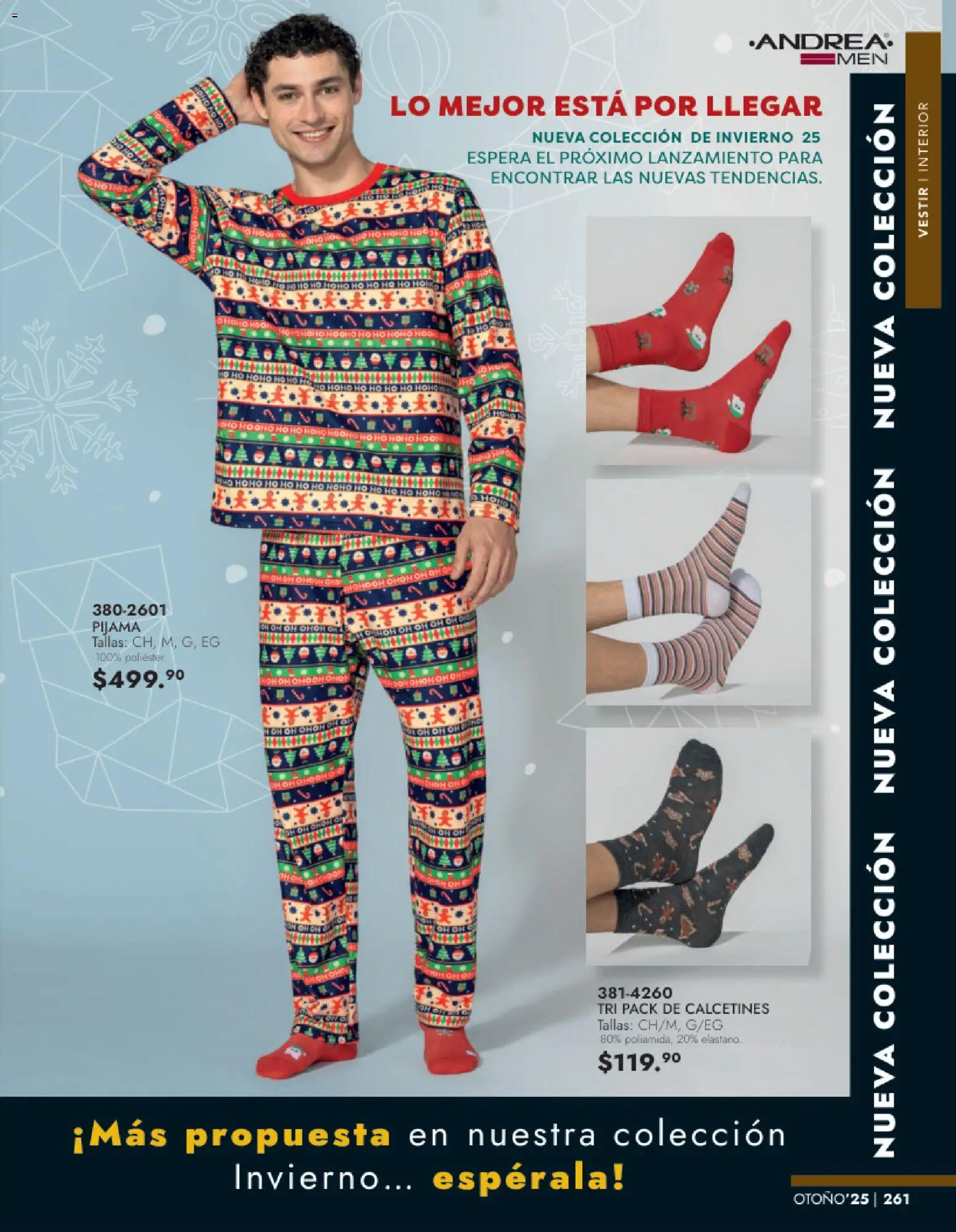 Nuevas ofertas de Andrea válidas en toda la República Mexicana desde el 26.11.2025. ¡Encuentra las mejores ofertas en Andrea catálogo Vestir Caballero otoño! | Página: 99 | Productos: Pijama