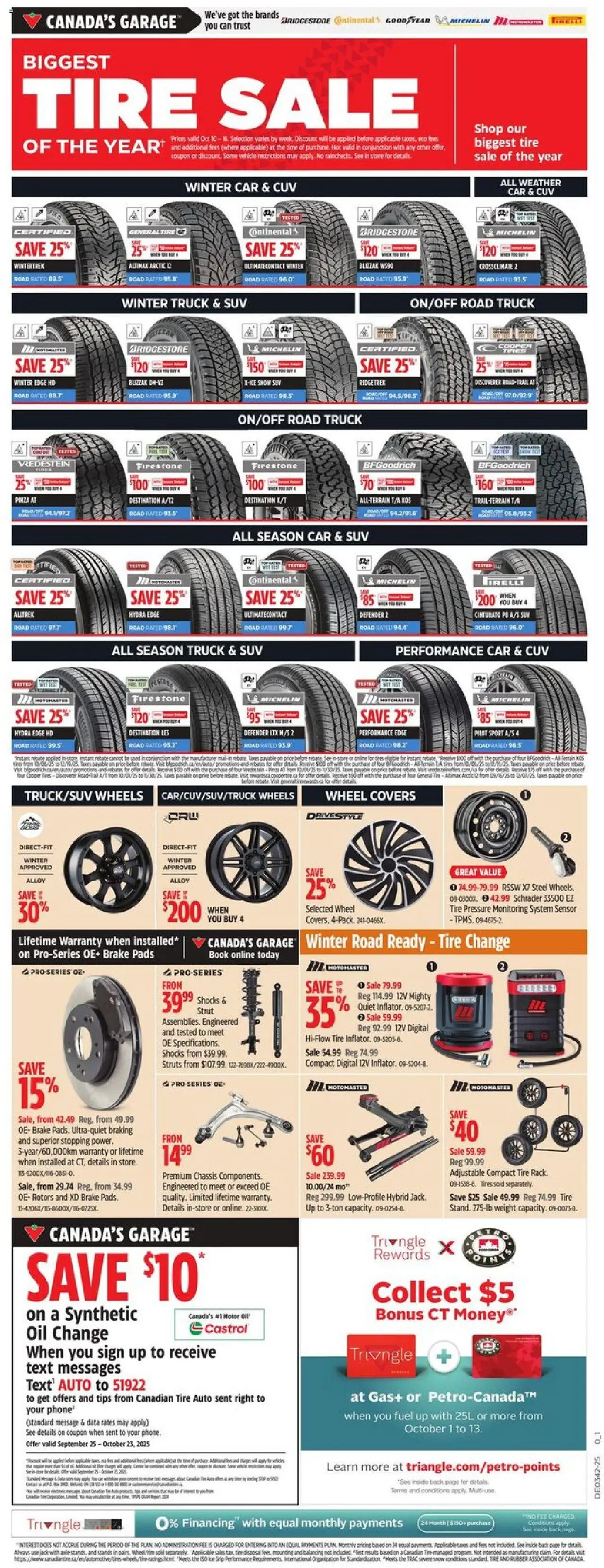 Canadian Tire flyer valid from 10.10.2025 | Page: 20 | Products: Phone, Oil