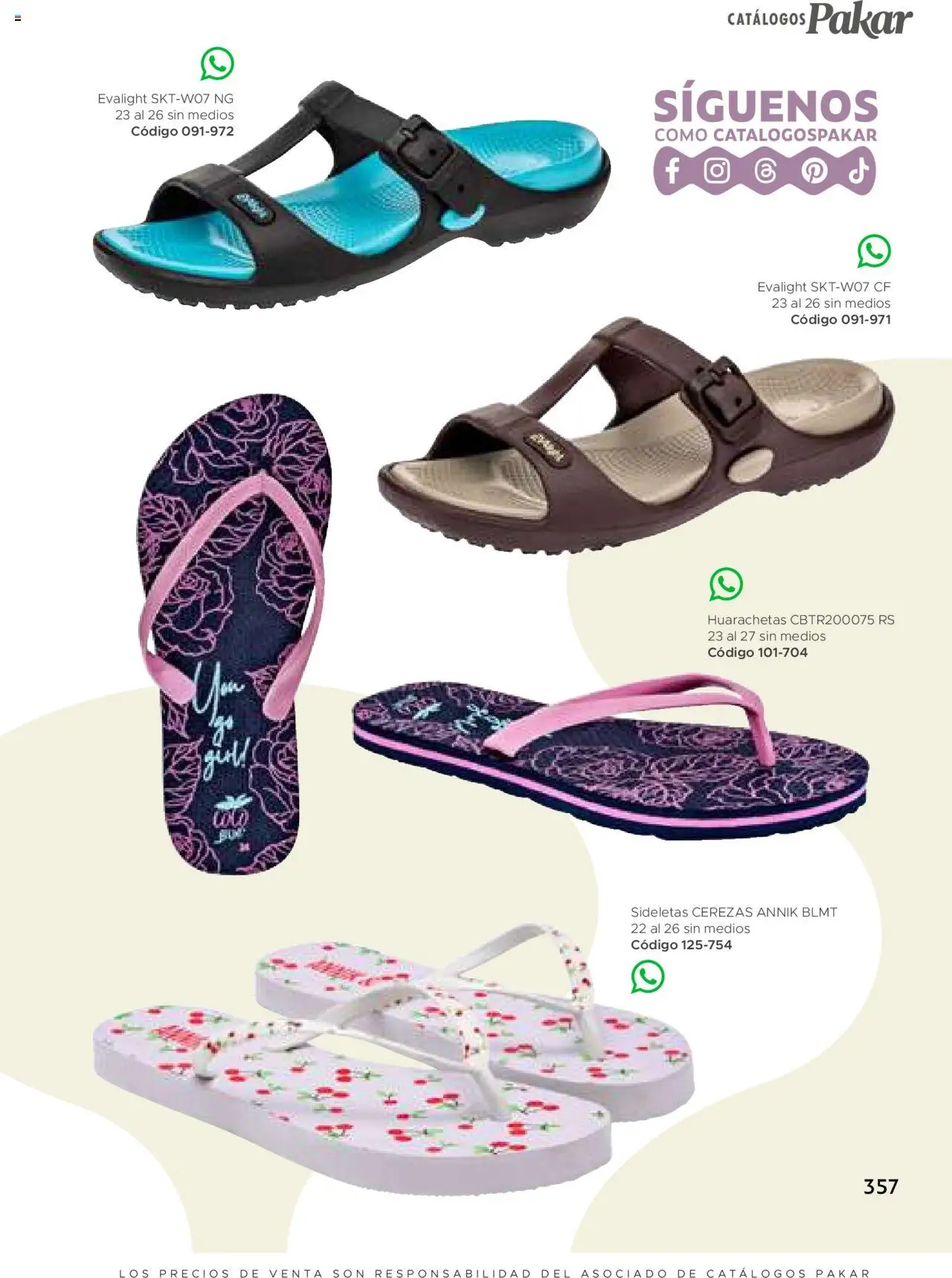 Nuevas ofertas de SC Pakar válidas en toda la República Mexicana desde el 24.07.2025. ¡Encuentra las mejores ofertas en SC Pakar Catálogo Mujer otoño / invierno! | Página: 357 | Productos: Cerezas