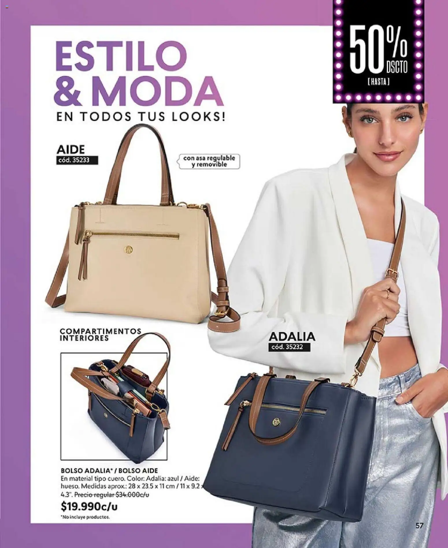 Catálogo CyZone Campaña 2 │ válido desde el 16.01.2026 | Página: 57 | Productos: Bolso