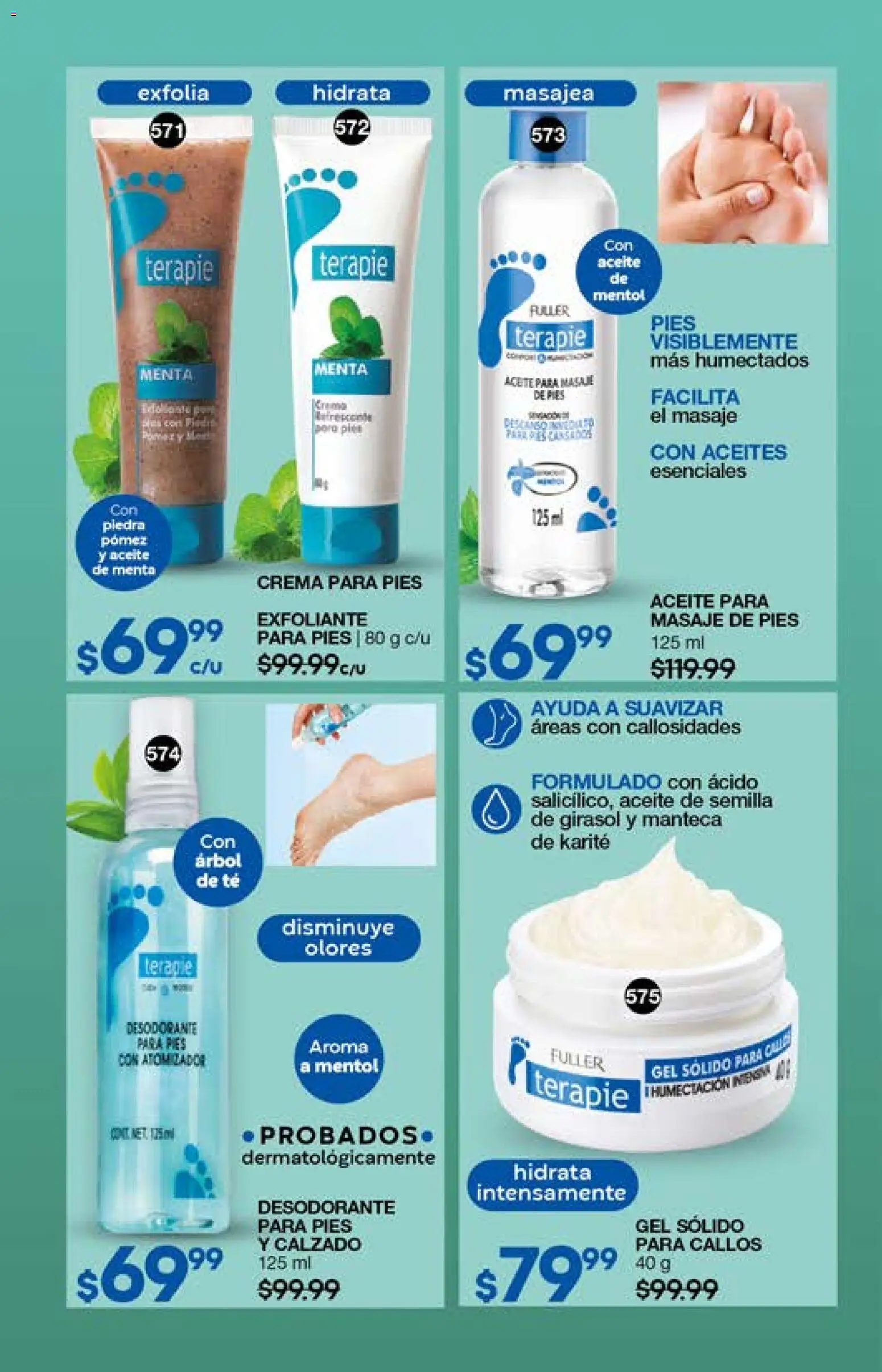 Nuevas ofertas de Fuller válidas en toda la República Mexicana desde el 29.04.2026. ¡Encuentra las mejores ofertas en Fuller campaña 2 2026! | Página: 168 | Productos: Desodorante, Crema, Aceite, Té