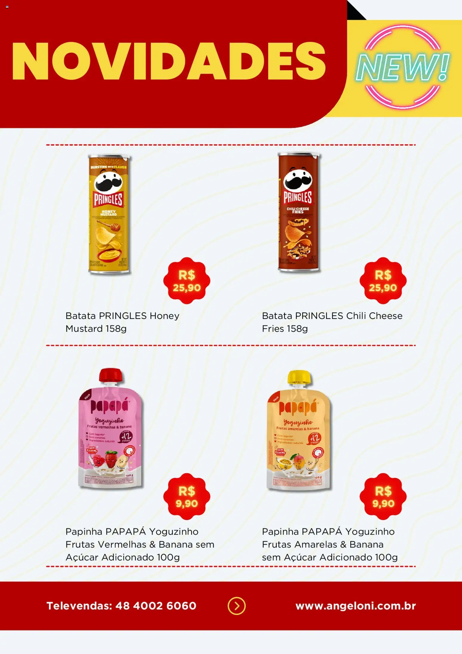 Angeloni Folheto - válido de 08.01.2026 | Página: 6 | Produtos: Papinha, Açúcar, Batata