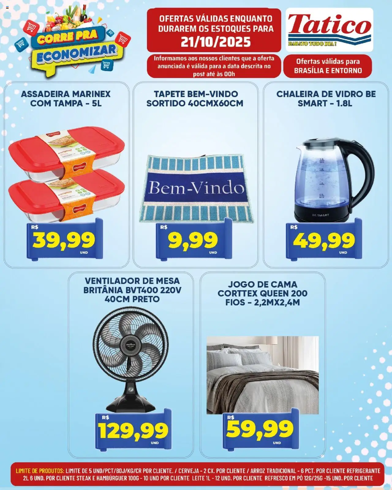 Tatico Folheto - válido de 21.10.2025 | Página: 16 | Produtos: Pó, Refresco, Cama, Arroz