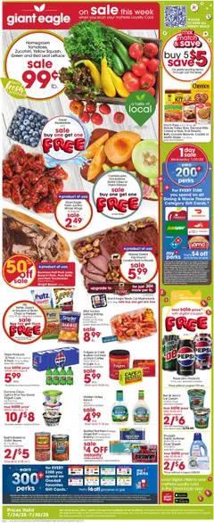 Preview of Giant Eagle weekly ads valid from 24.07.2025